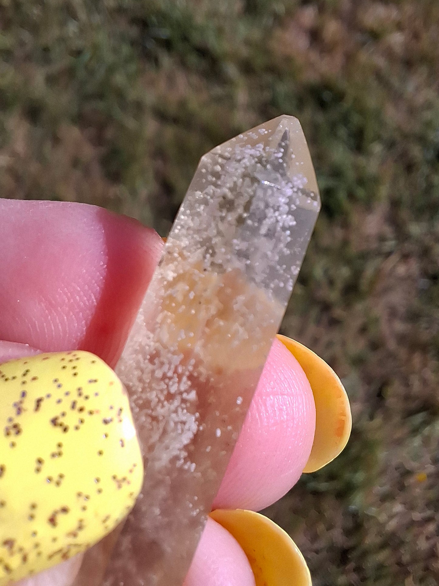 Libyan Desert Glass DT Carving, 3.94g, Tektite (Ref: LDT5)