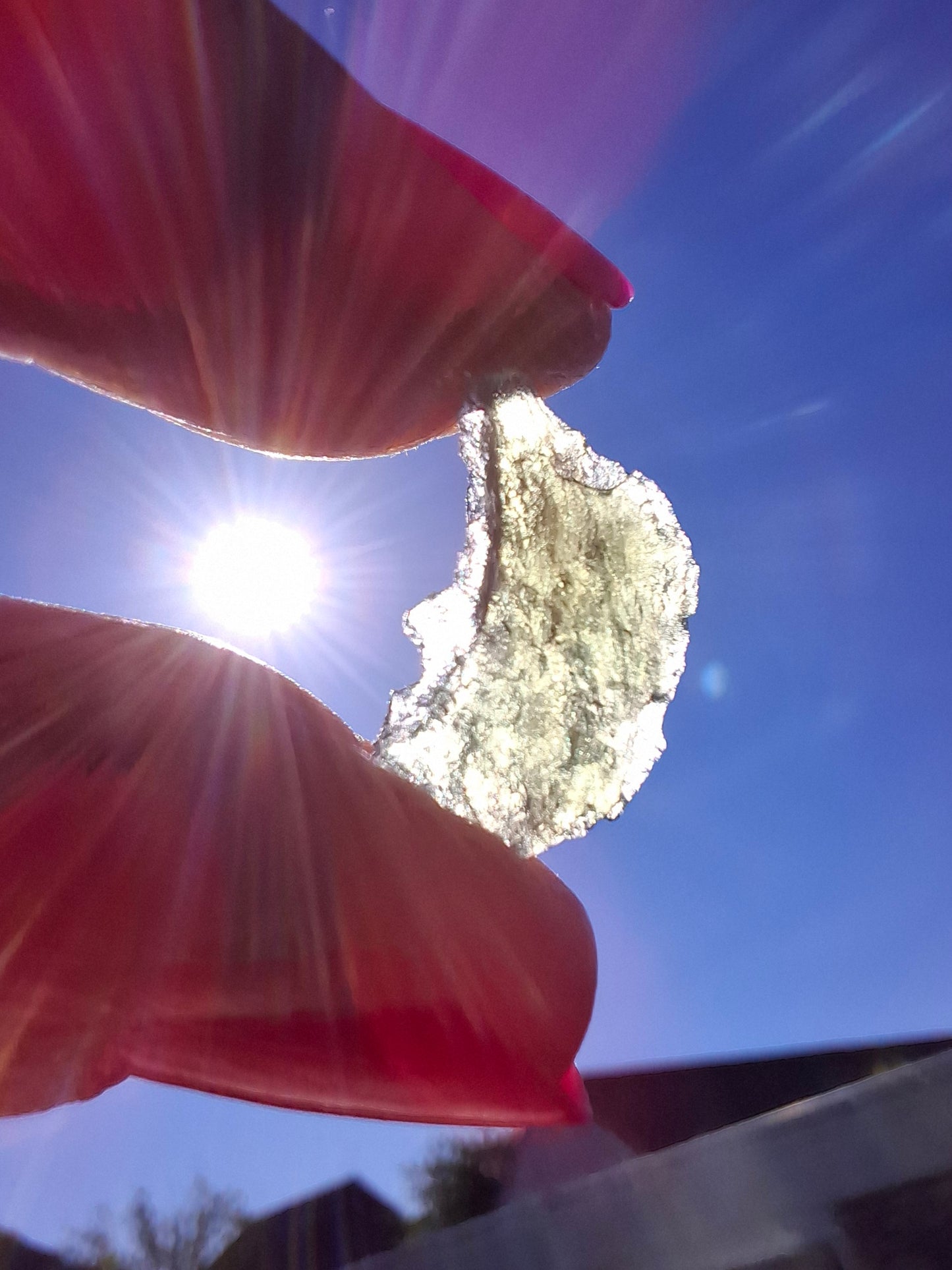 Moldavite Piece, 0.60g, Tektite (Ref: 1403)