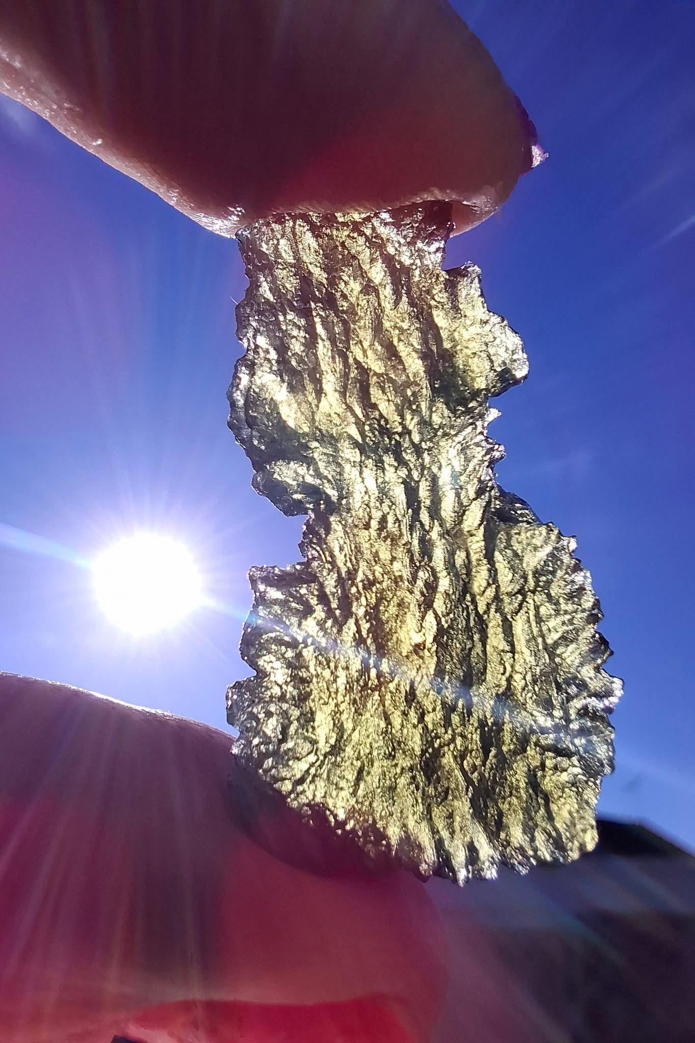 Moldavite Piece, PARYZ, 3.65g, Tektite (Ref: 1299)