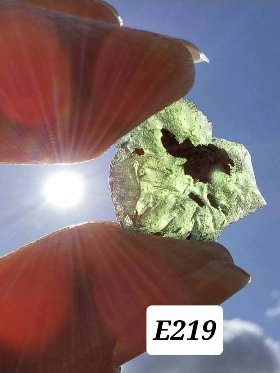Moldavite Piece, 1.40g, Tektite (Ref: E219)