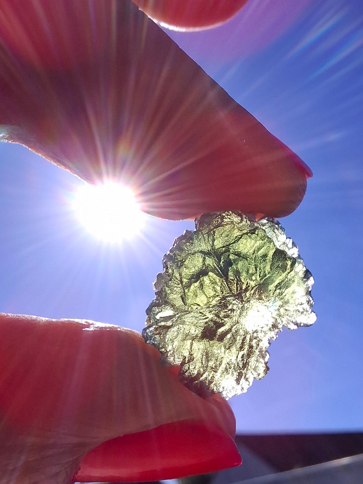 Moldavite Piece, 2.23g, Tektite (Ref: 1401)