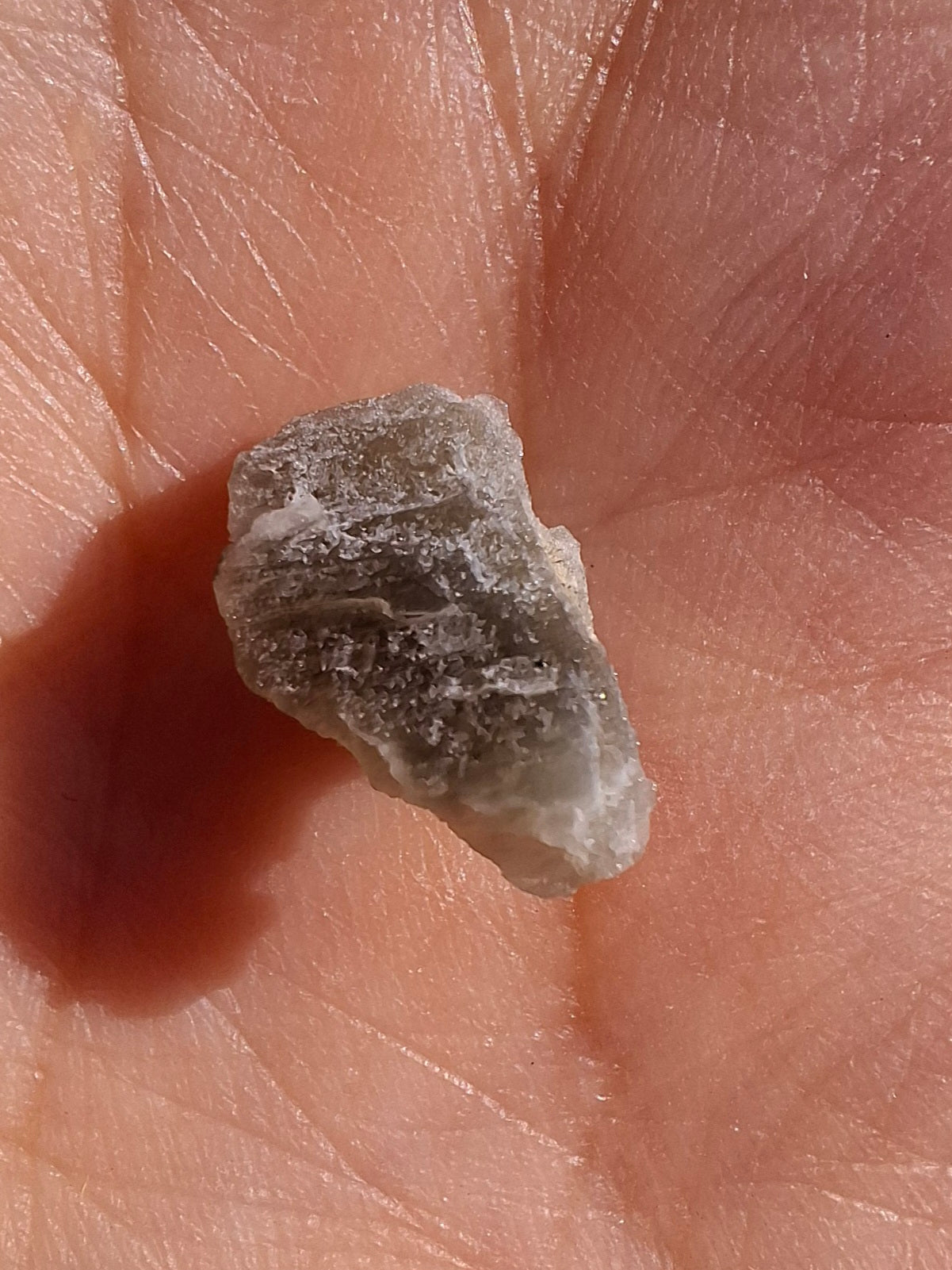 Moldavite Piece, SNOWFLAKE, FROSTED, BRUSNA, 0.64g, Tektite (Ref: 1502)