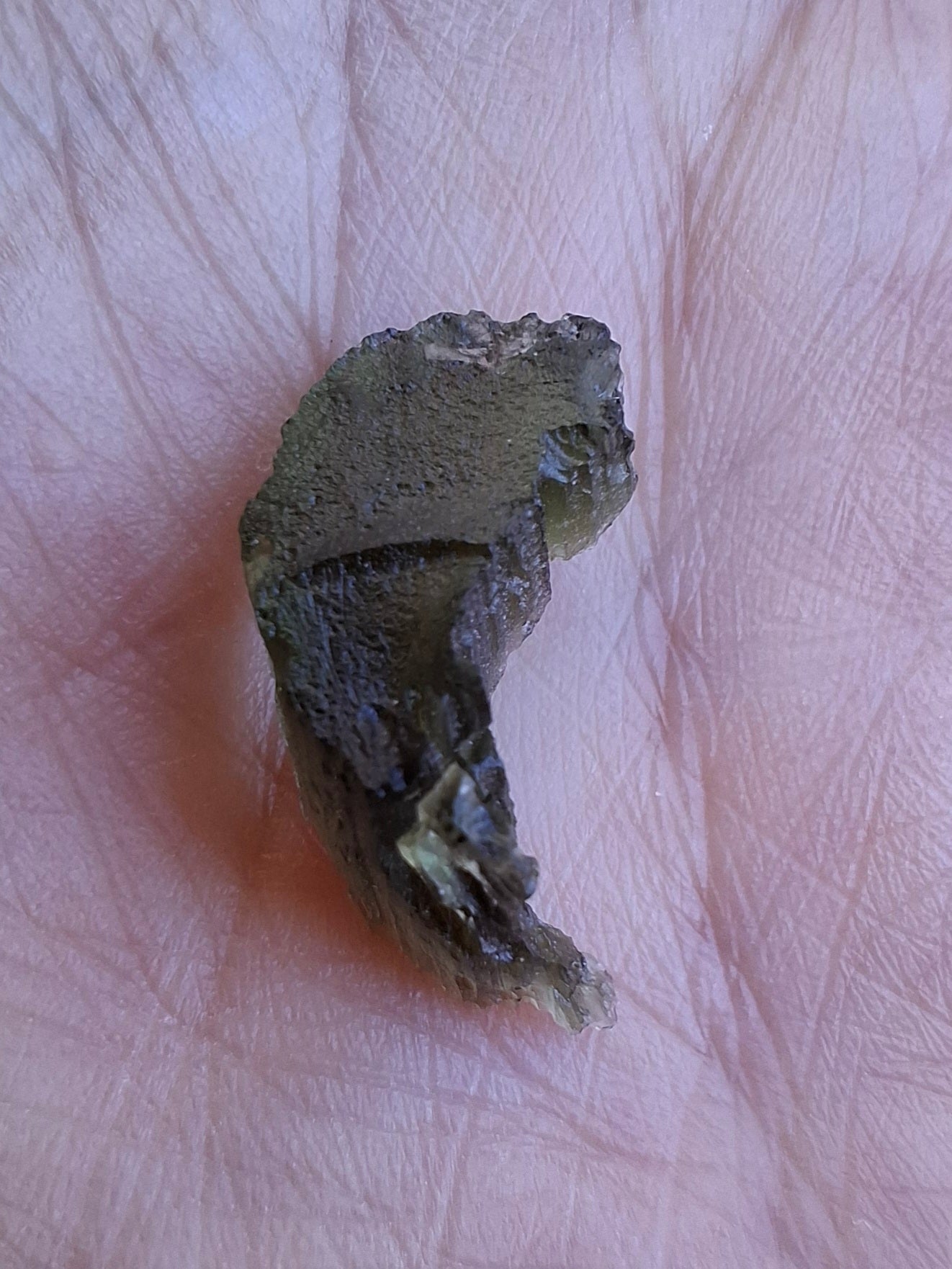 Moldavite Piece, 1.25g, Tektite (Ref: 1470)
