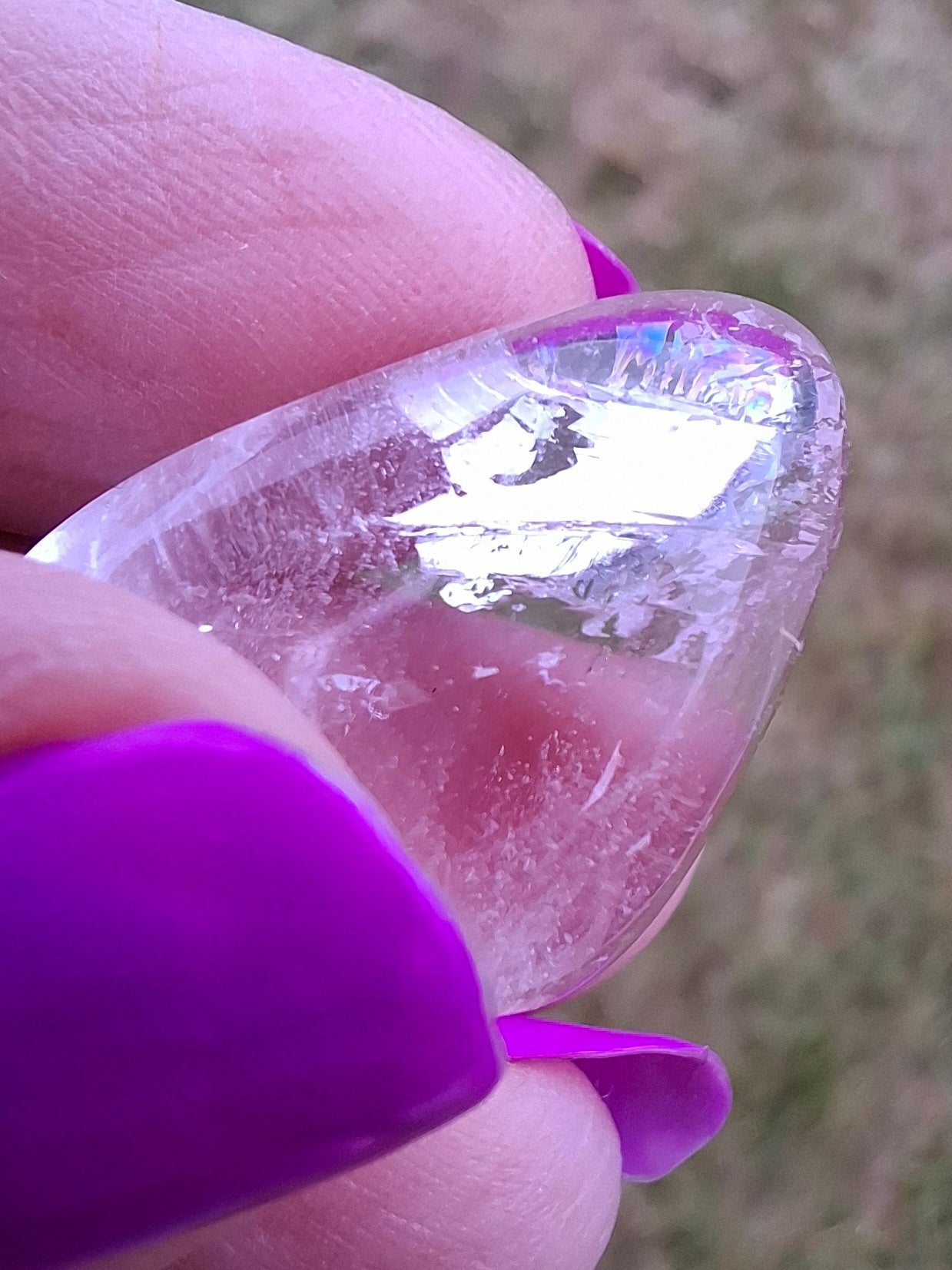 Clear Quartz, Tumble Stone, Crystal (Ref: T32)