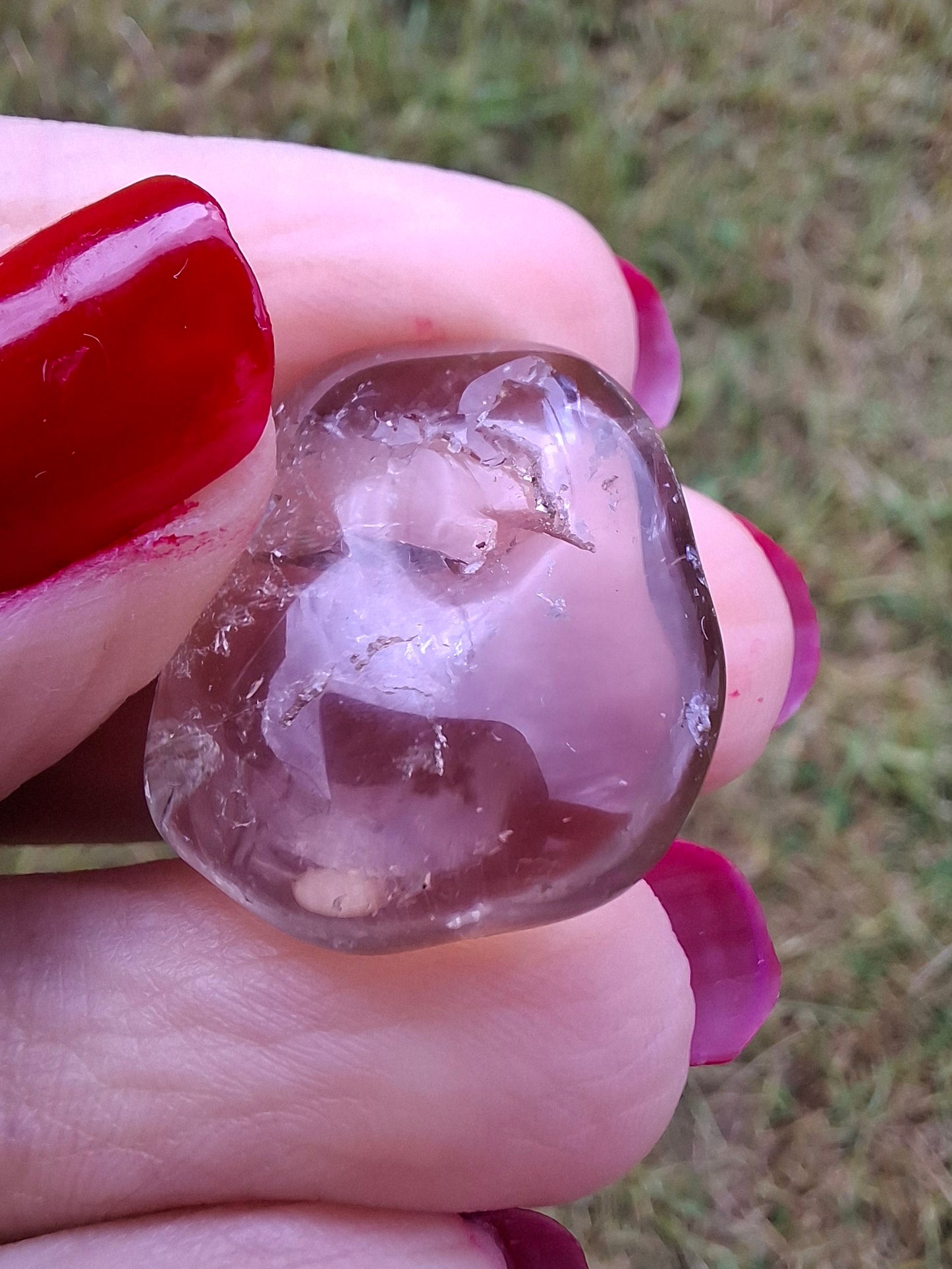 Smoky Quartz, Tumble Stone, Crystal (Ref: T101)