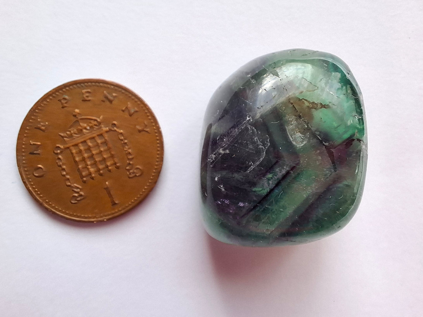 Fluorite, Tumble Stone, Crystal (Ref: T57)