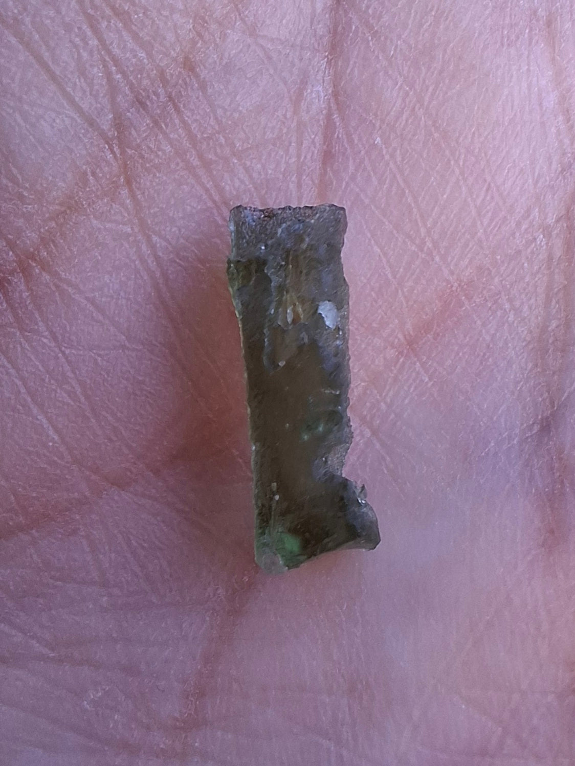 Moldavite Piece, 0.40g, Tektite (Ref: 1487)