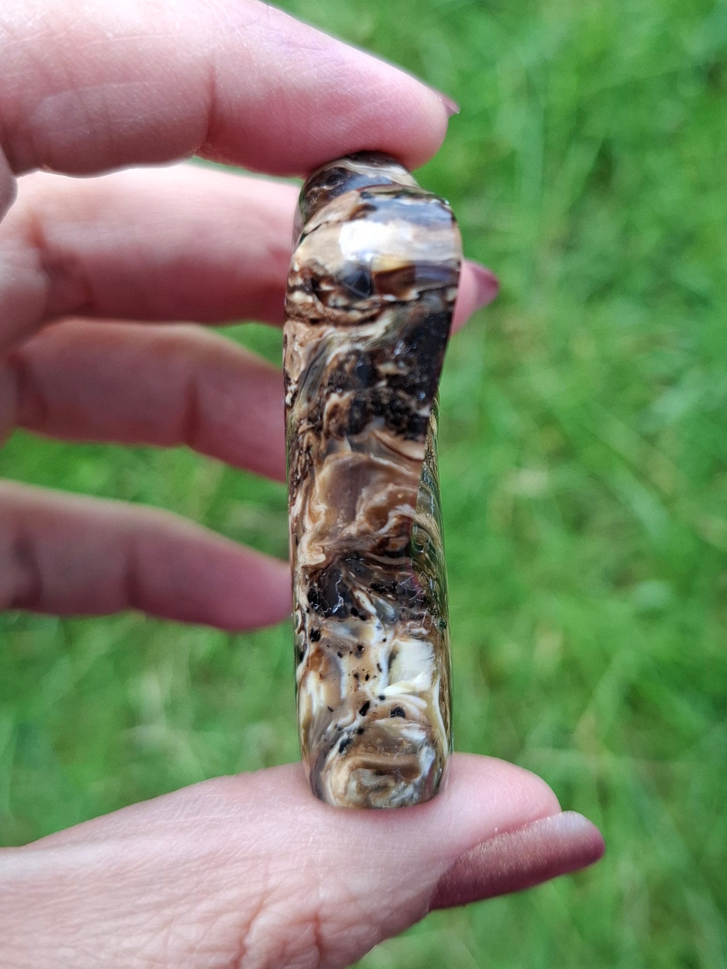 Red Amber Angel, 17.96g, Carving, Fossil (Ref: AA2)