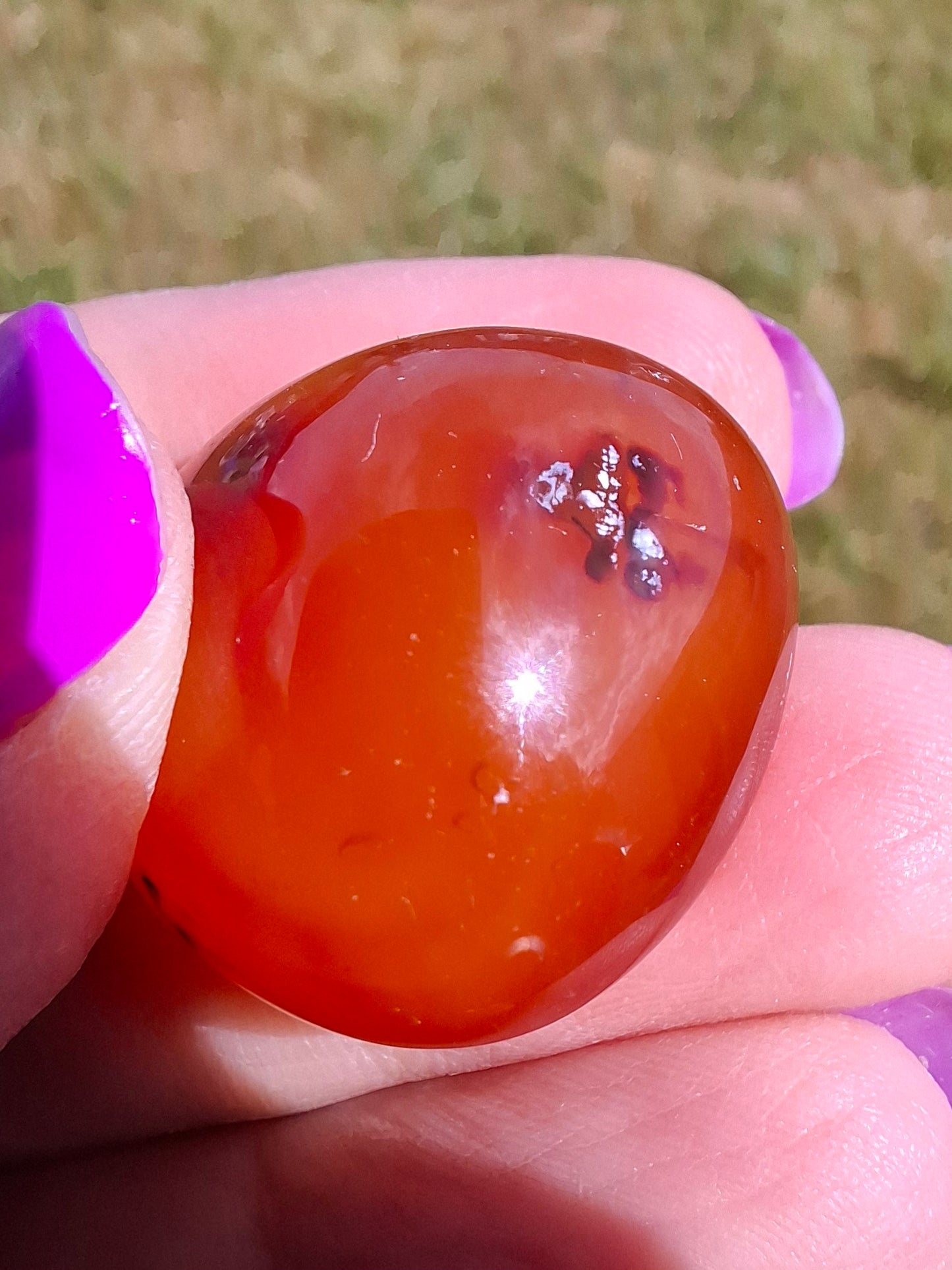 Carnelian, Tumble Stone, Crystal (Ref: T68)