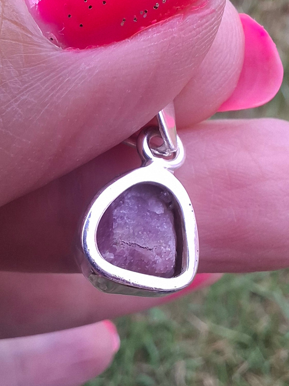 Punk Tourmaline Pendant, 925 Silver, Crystal (Ref: PT9)