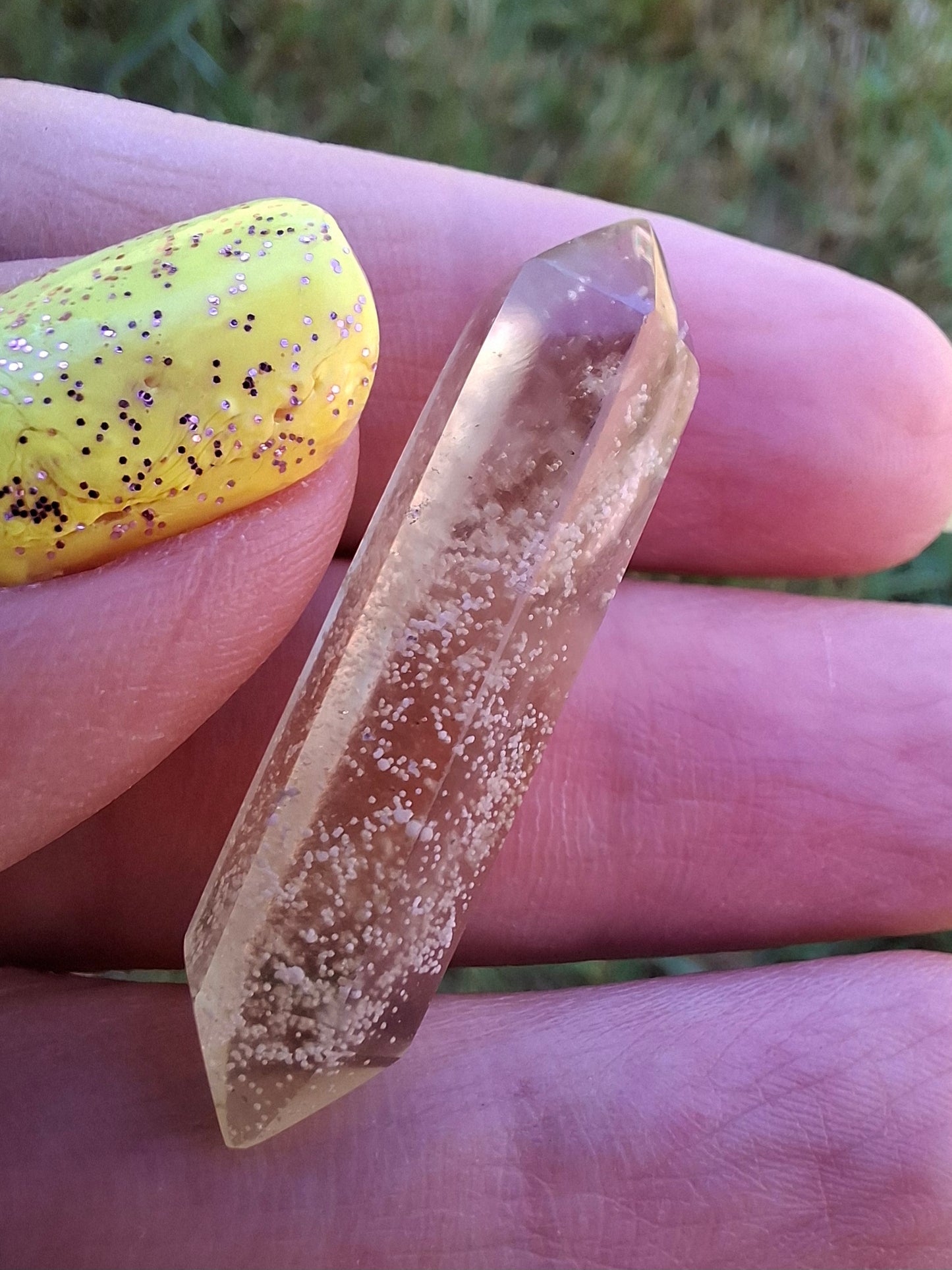 Libyan Desert Glass DT Carving, 3.94g, Tektite (Ref: LDT5)