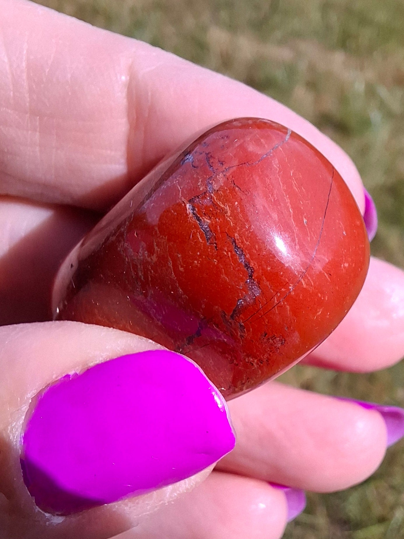 Red Jasper, Tumble Stone, Crystal (Ref: T89)