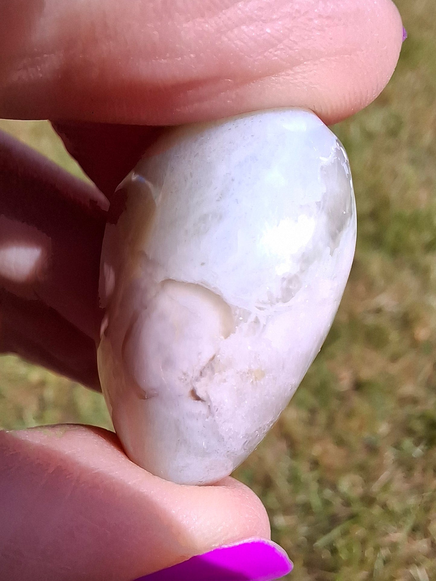 Flower Agate, Tumble Stone, Crystal (Ref: T70)