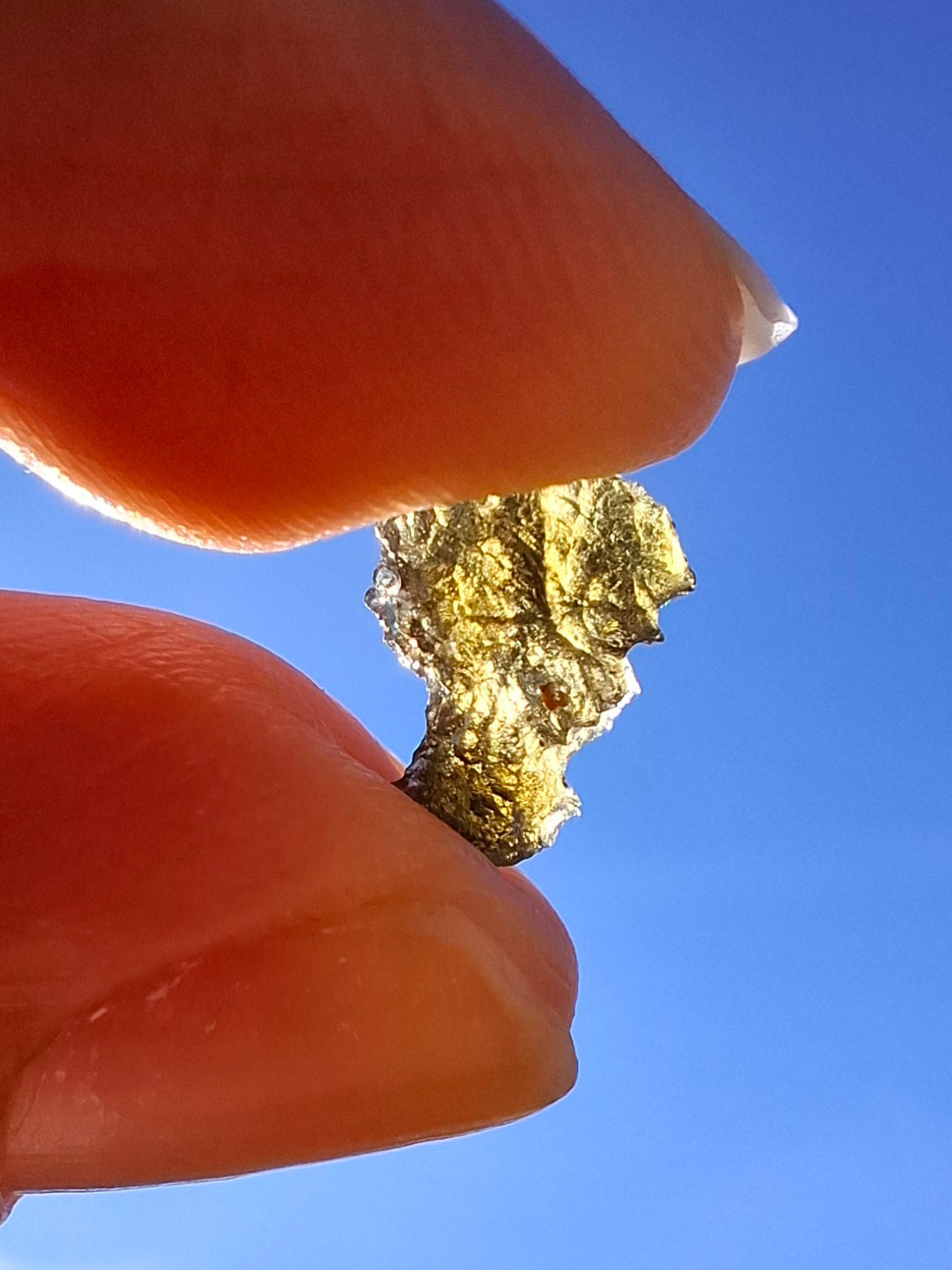 Moldavite Piece, 0.33g, Tektite (Ref: 1519)