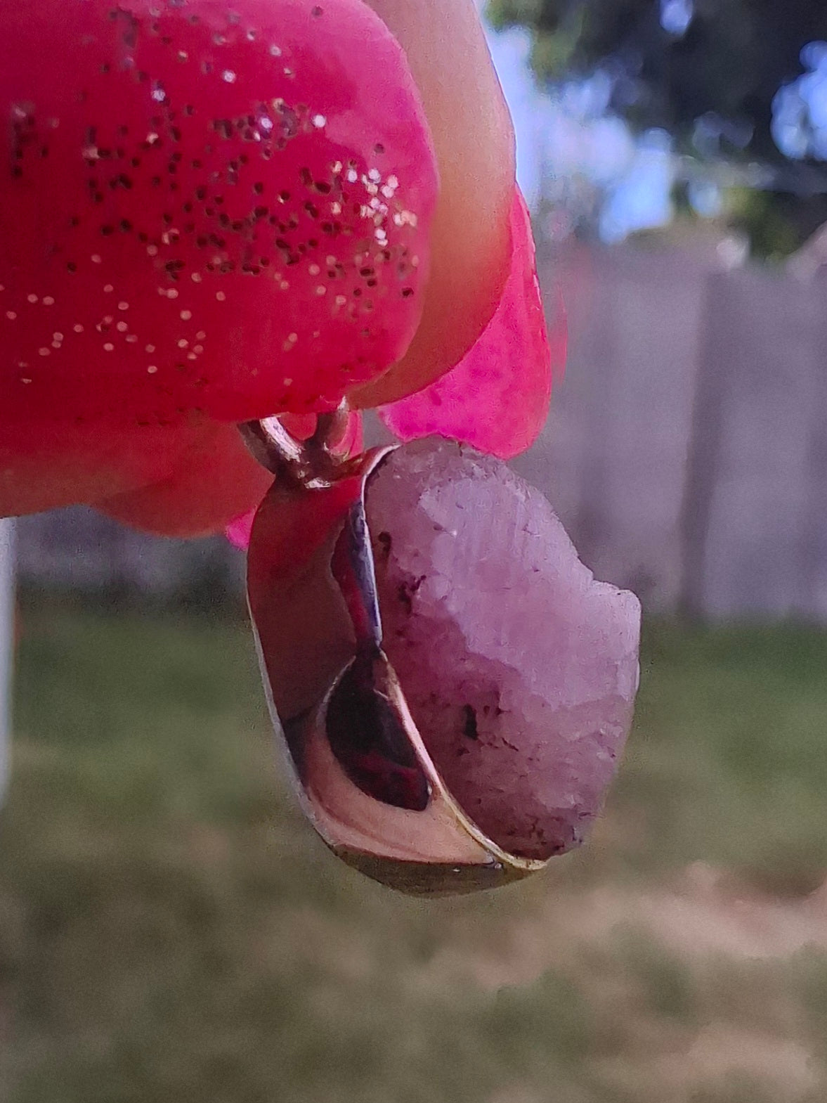 Pink Tourmaline Pendant, 925 Silver, Crystal (Ref: PT71)