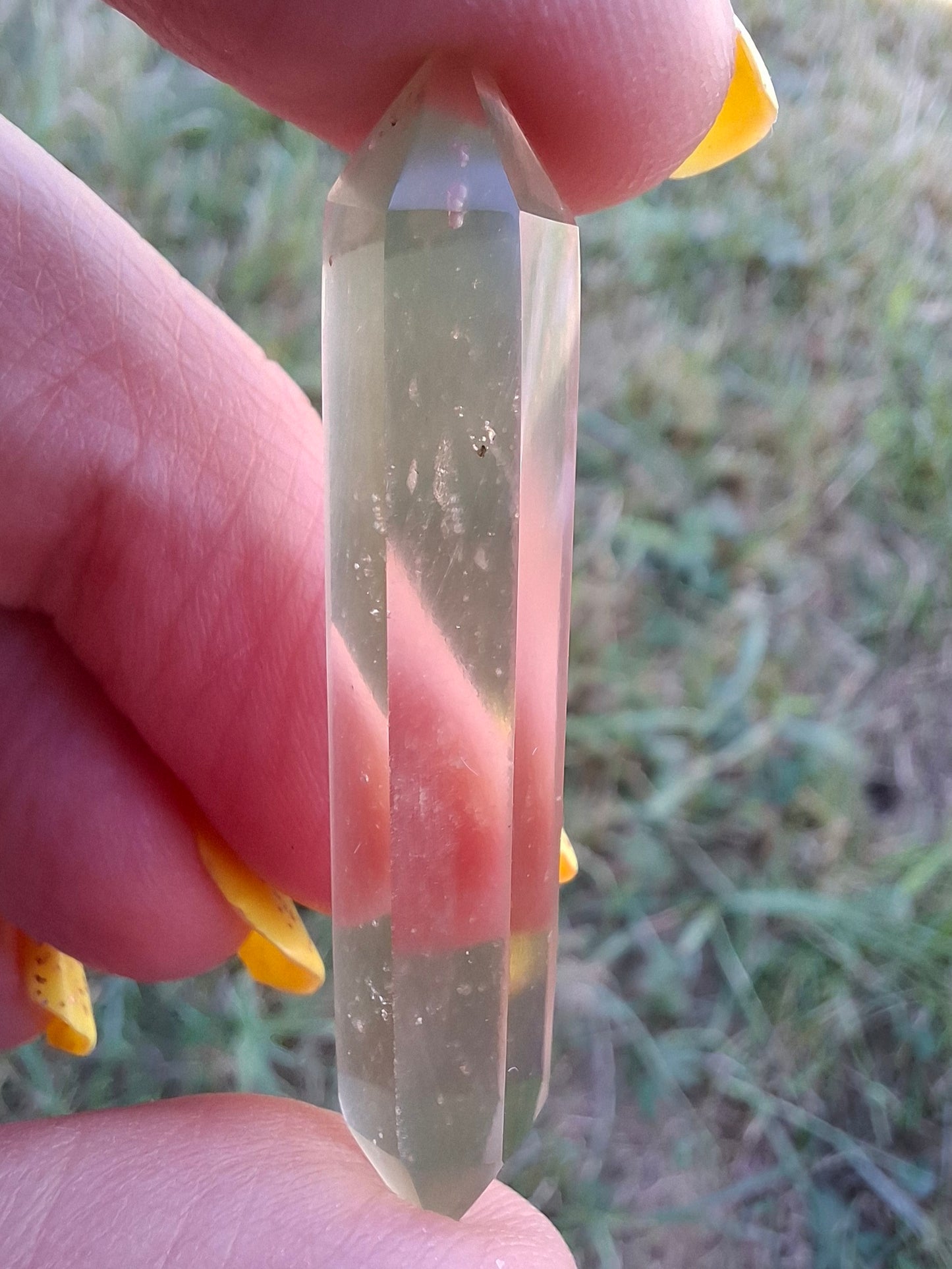 Libyan Desert Glass DT Carving, 4.68g, Tektite (Ref: LDT7)