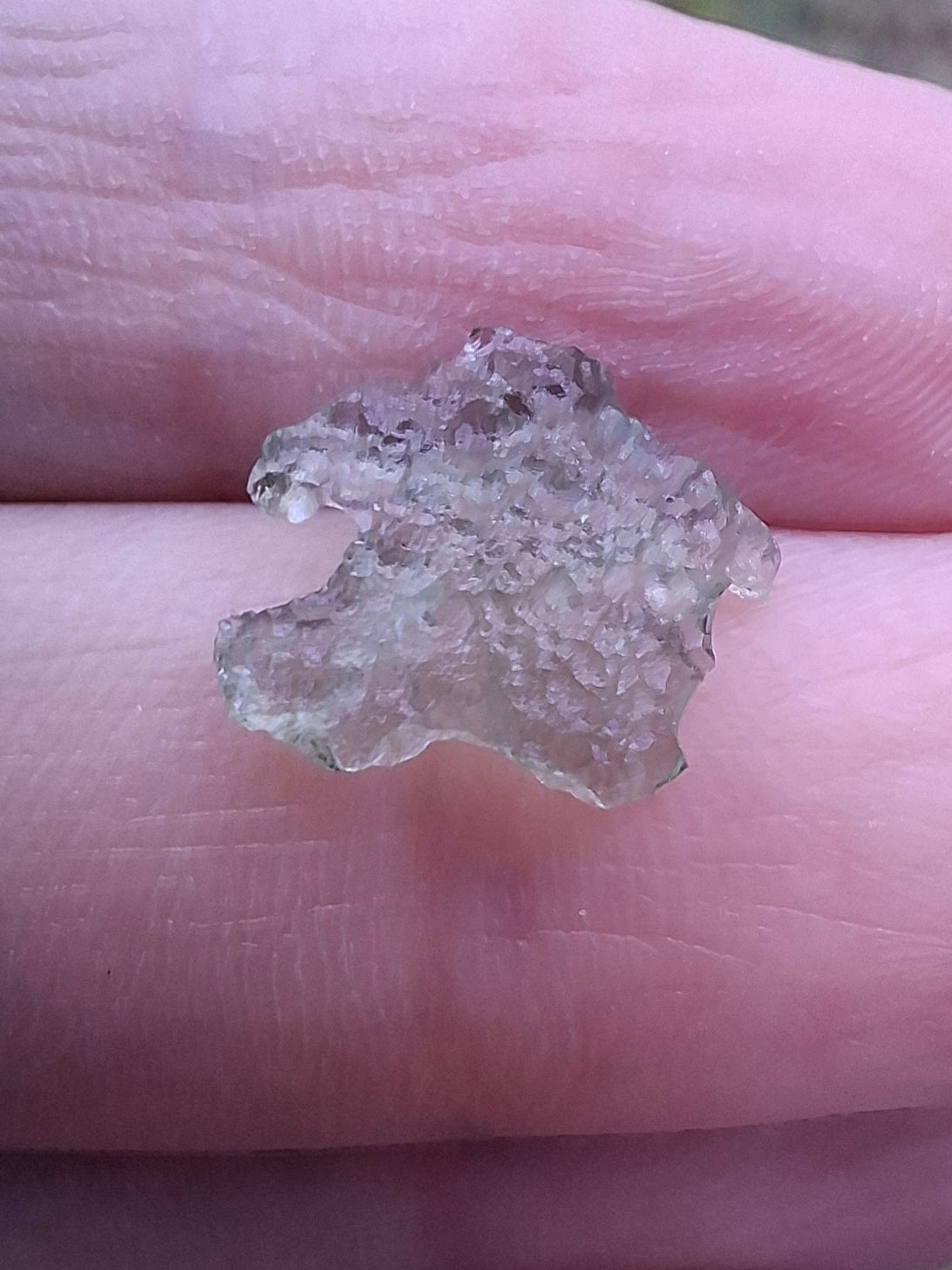 Moldavite small Piece, 0.30g, Tektite (Ref: 1437)
