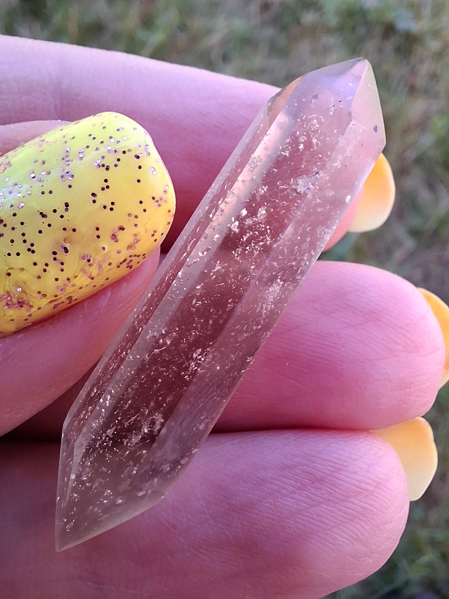 Libyan Desert Glass DT Carving, 4.22g, Tektite (Ref: LDT6)