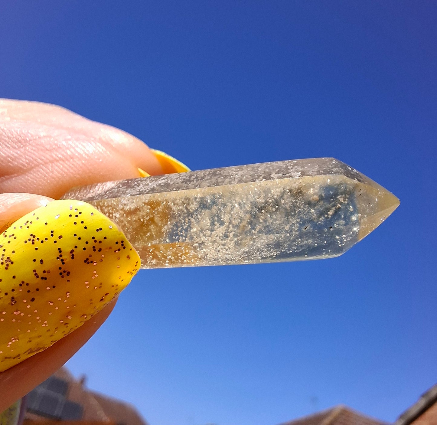 Libyan Desert Glass DT Carving, 3.94g, Tektite (Ref: LDT5)