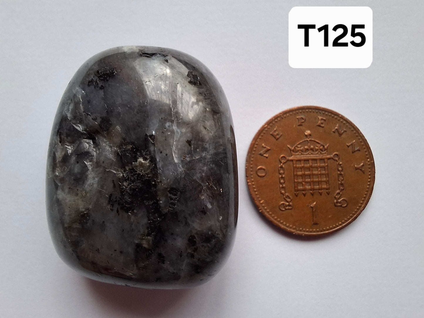 Larvikite, Tumble Stone, Crystal (Ref: T125)