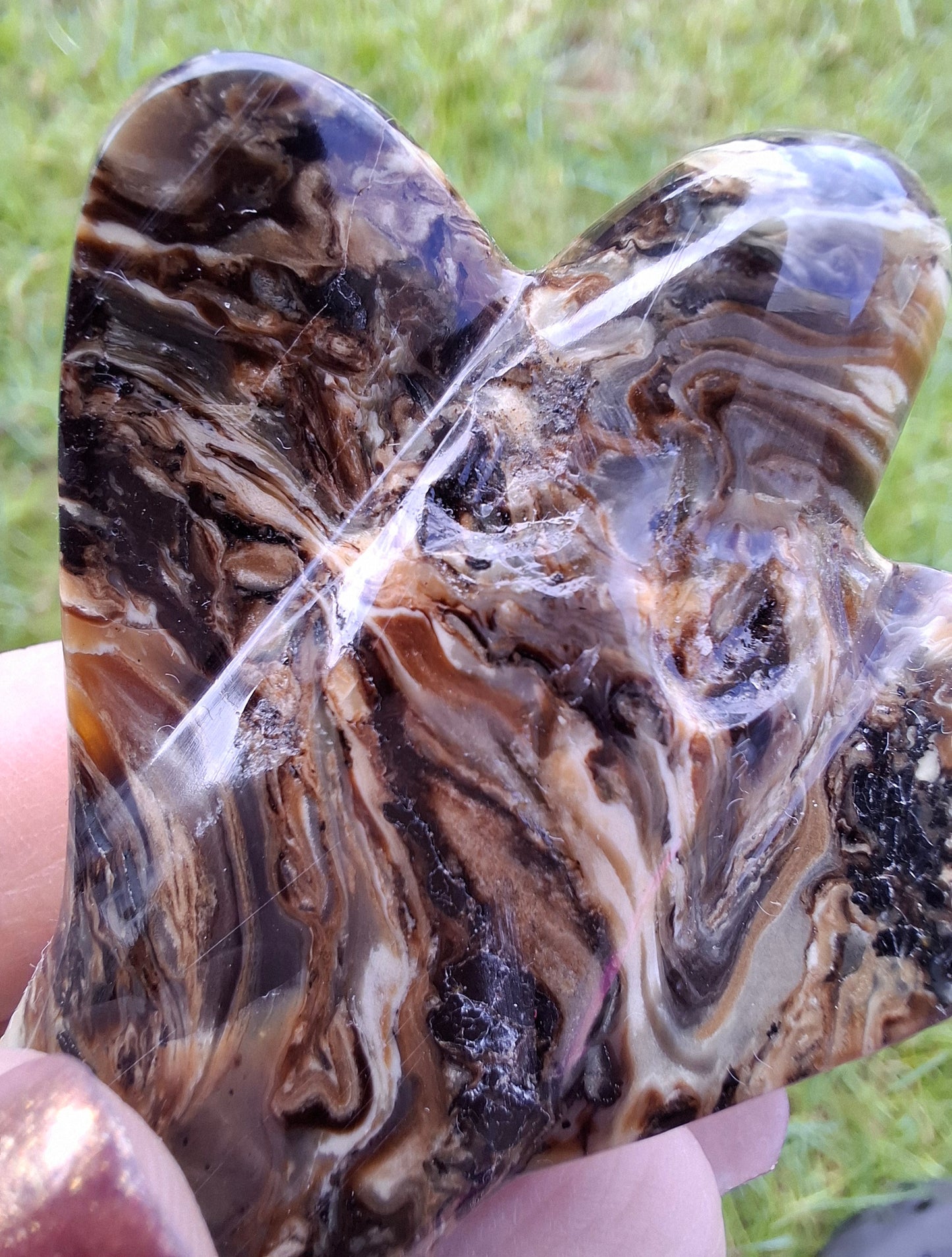 Red Amber Angel, 17.96g, Carving, Fossil (Ref: AA2)