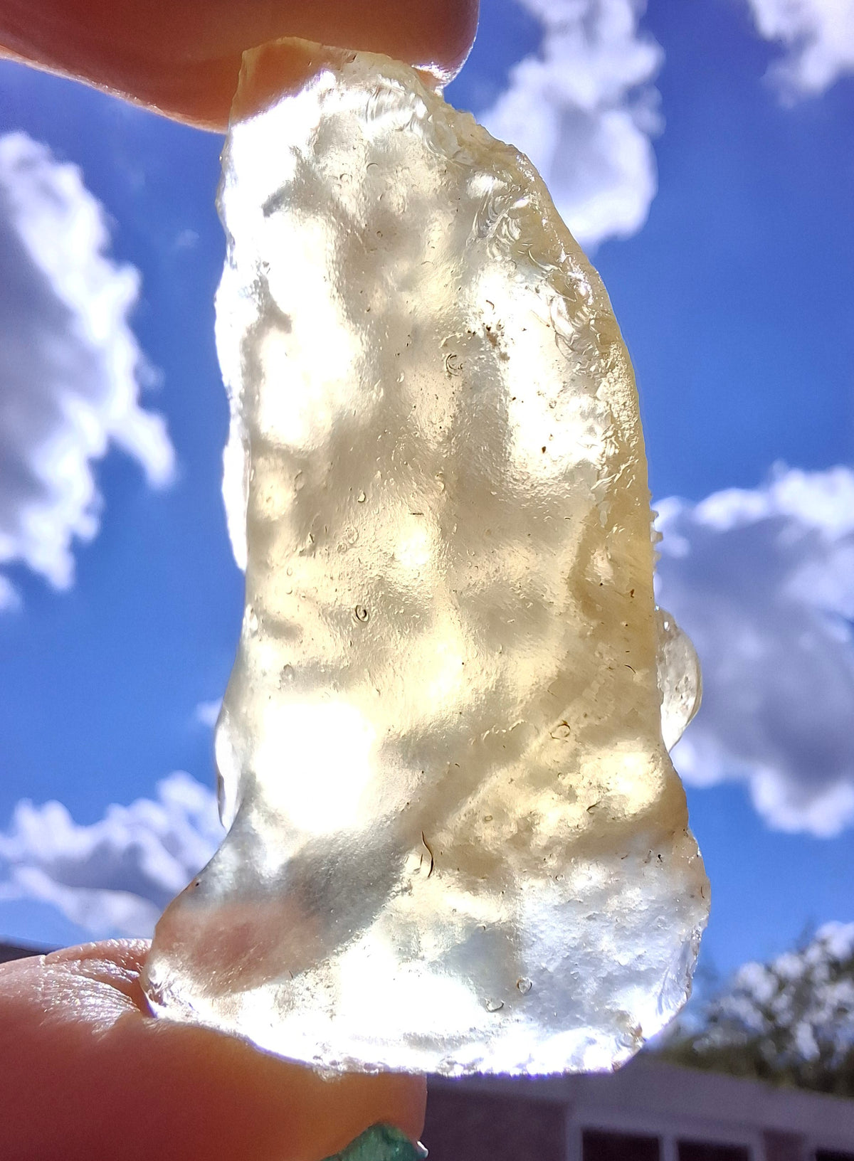 Libyan Desert Glass carving, GANESHA, 26.47g, Tektite (Ref: Ganesha1)