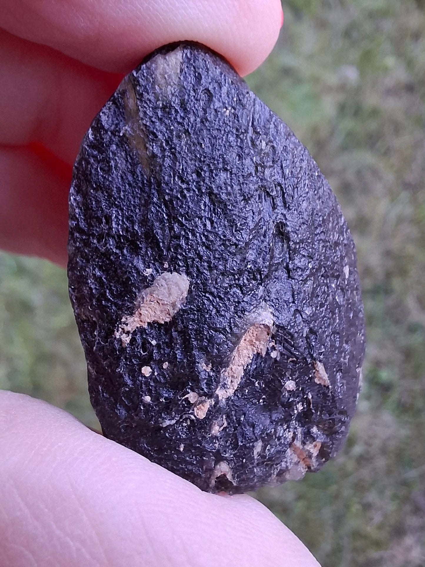 Moldavite Piece, JAKULE, 18.55g, Tektite (Ref: 1172)