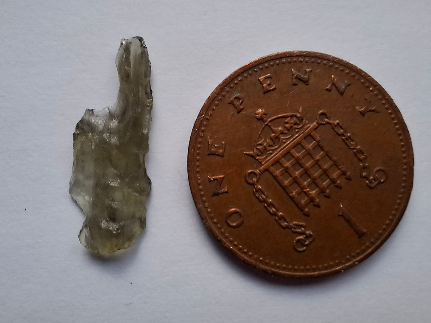 Moldavite small Piece, 0.27g, Tektite (Ref: 1433)