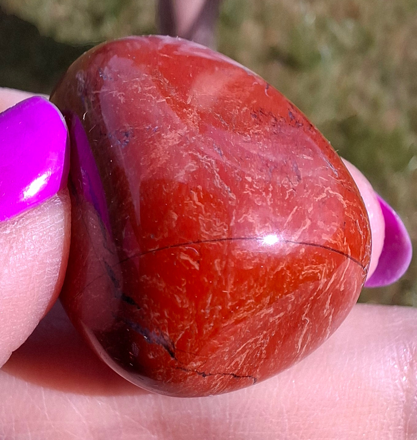 Red Jasper, Tumble Stone, Crystal (Ref: T89)