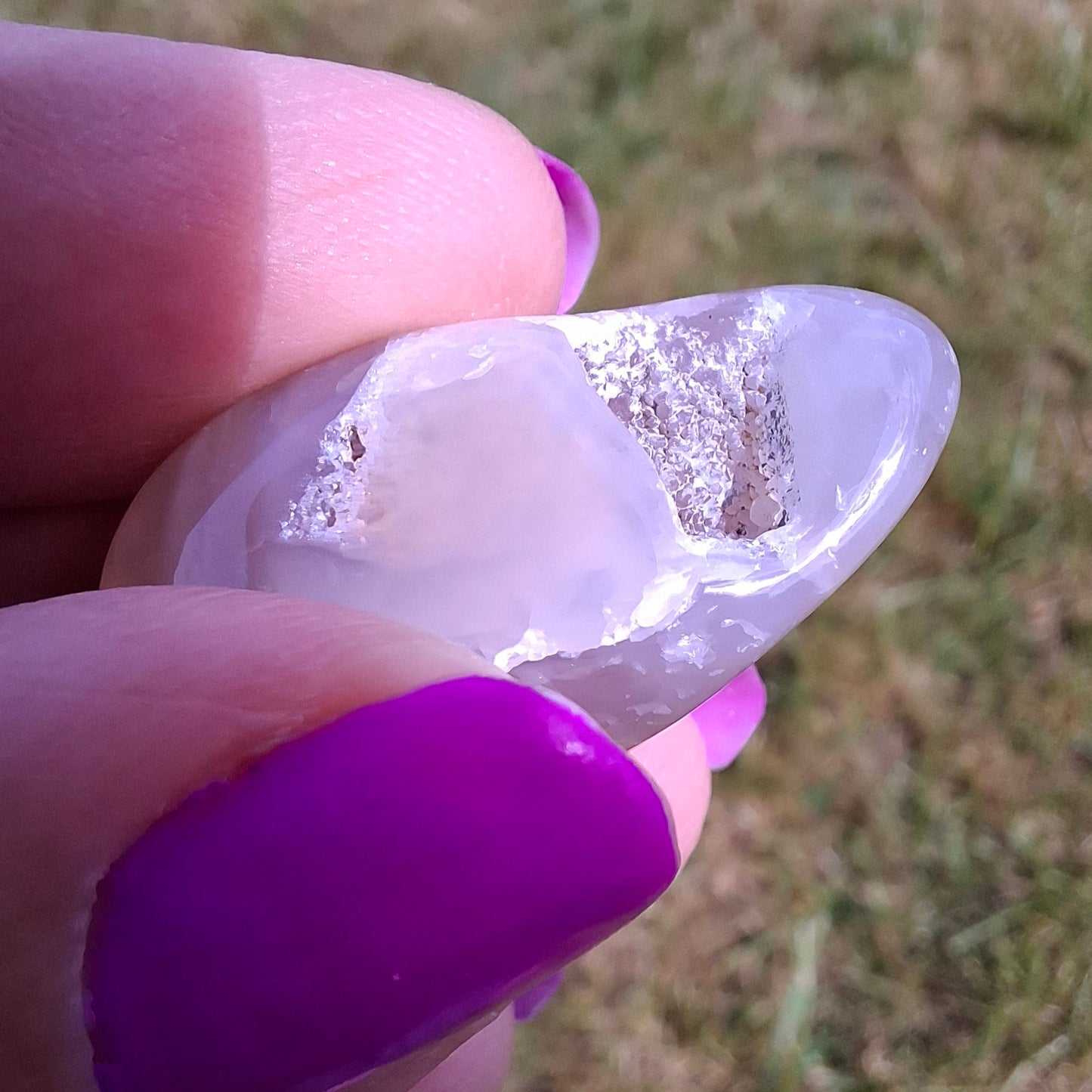 Flower Agate, Tumble Stone, Crystal (Ref: T72)