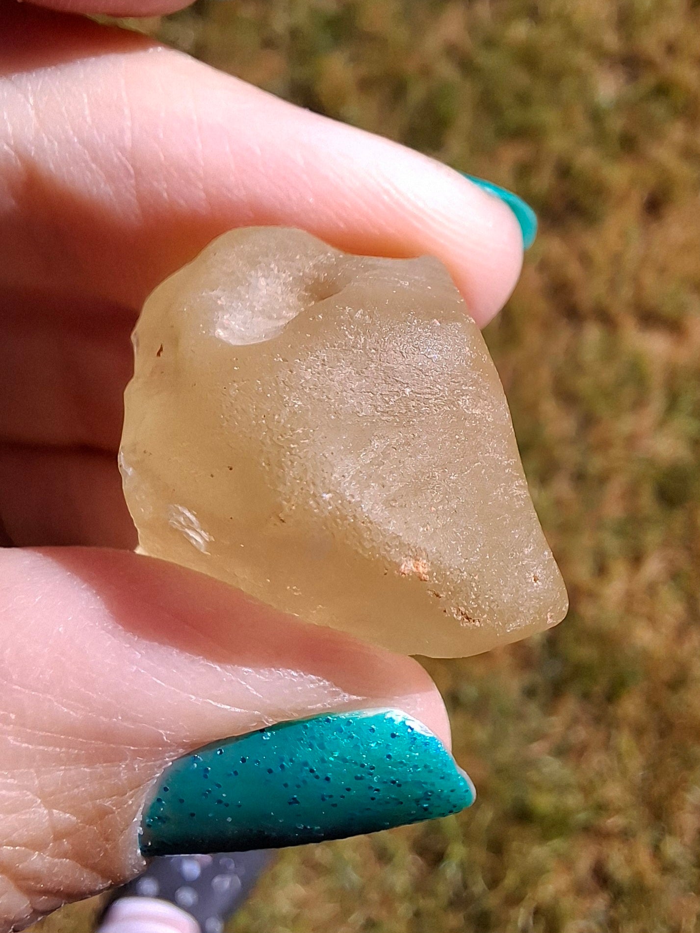 Libyan Desert Glass Piece, 16.55g, Tektite