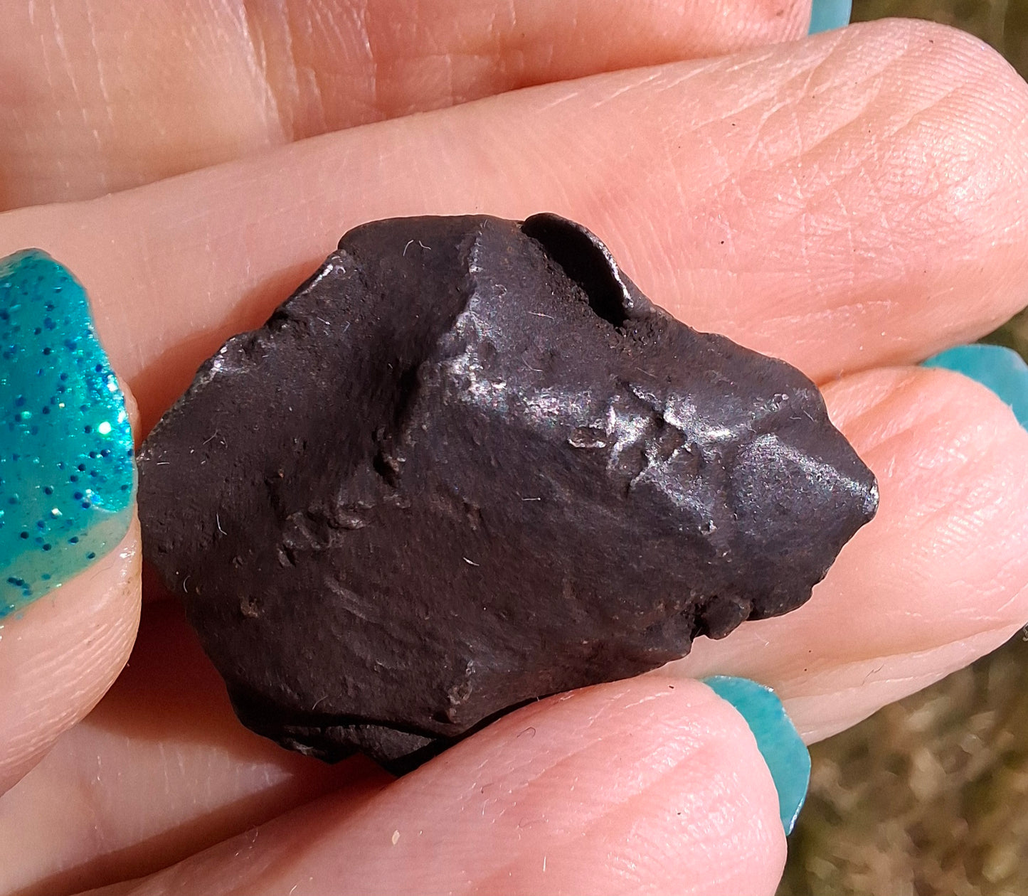 Gebel Kamil Iron Meteorite, 14.49g (Ref: K46)