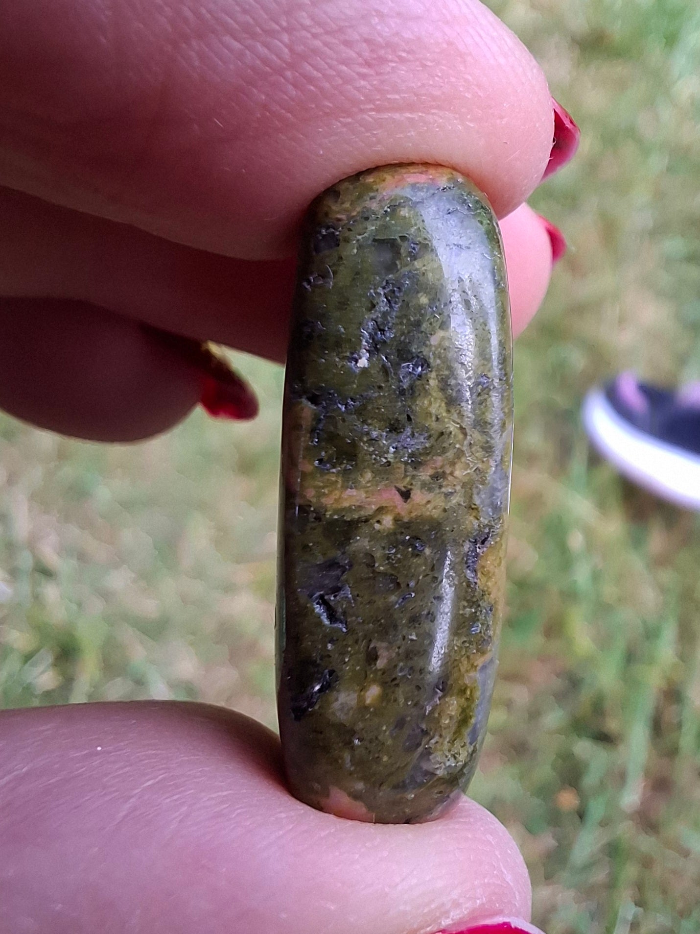 Unakite, Tumble Stone, Crystal (Ref: T184)