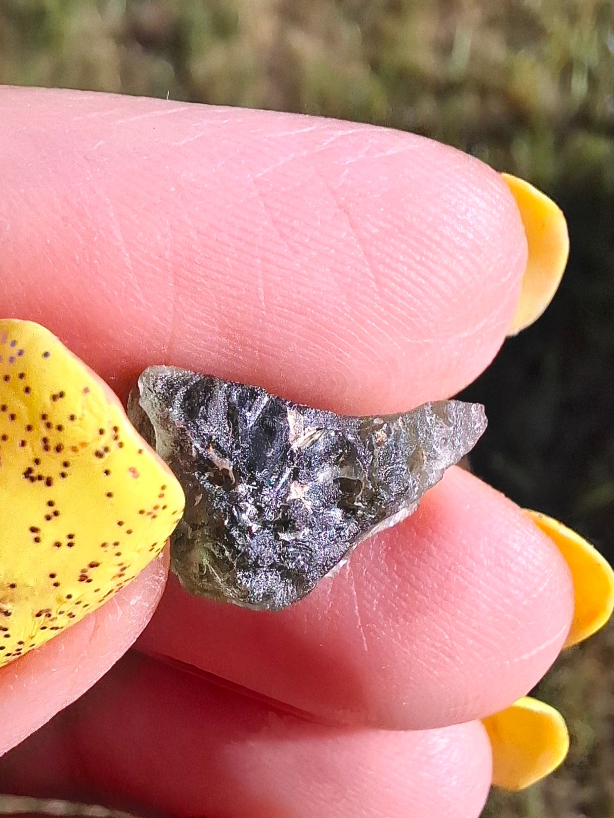 Moldavite Piece, 1.23g, Tektite (Ref: 1484)