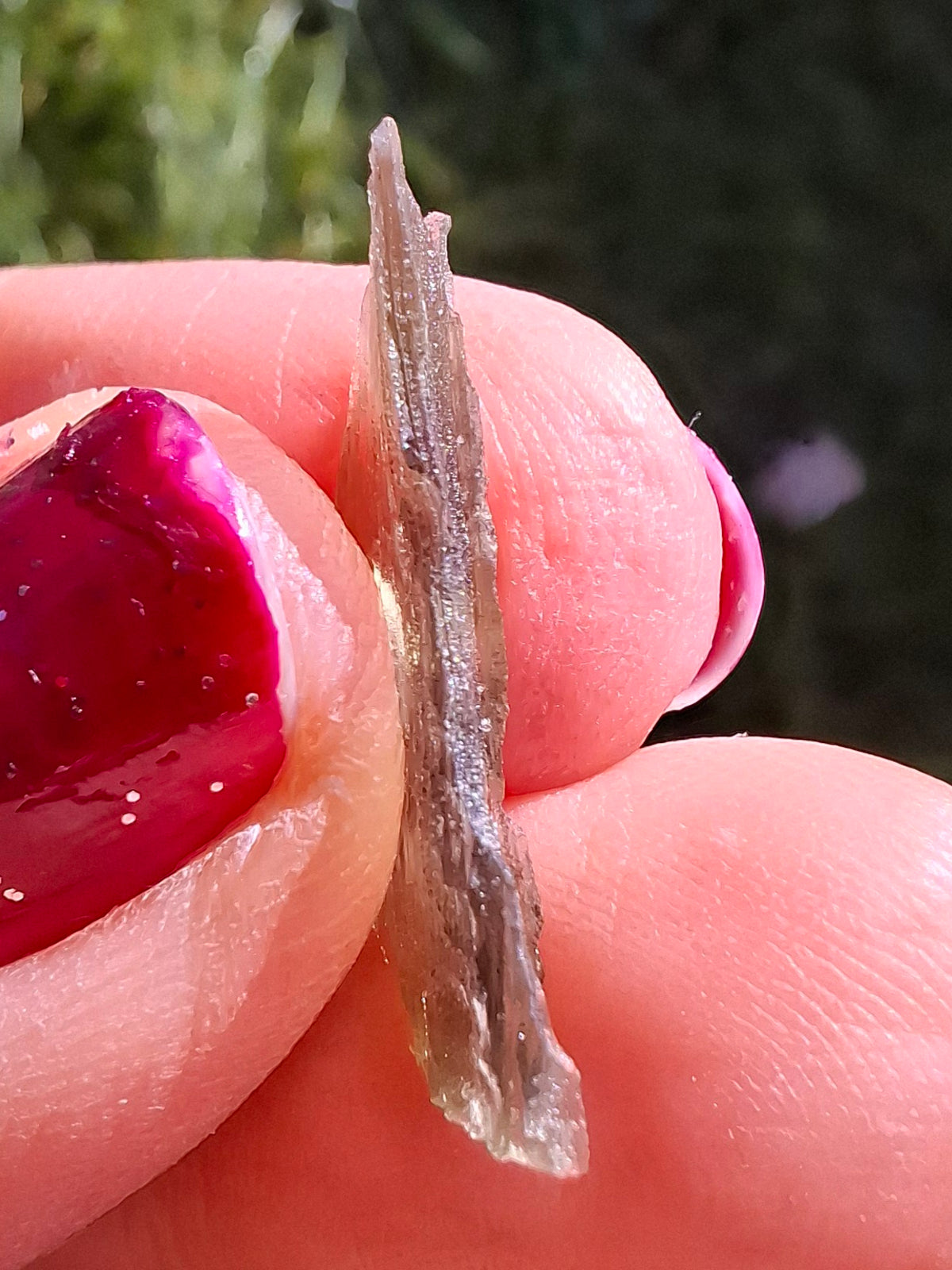 Moldavite Piece, 0.46g, Tektite (Ref: 1521)