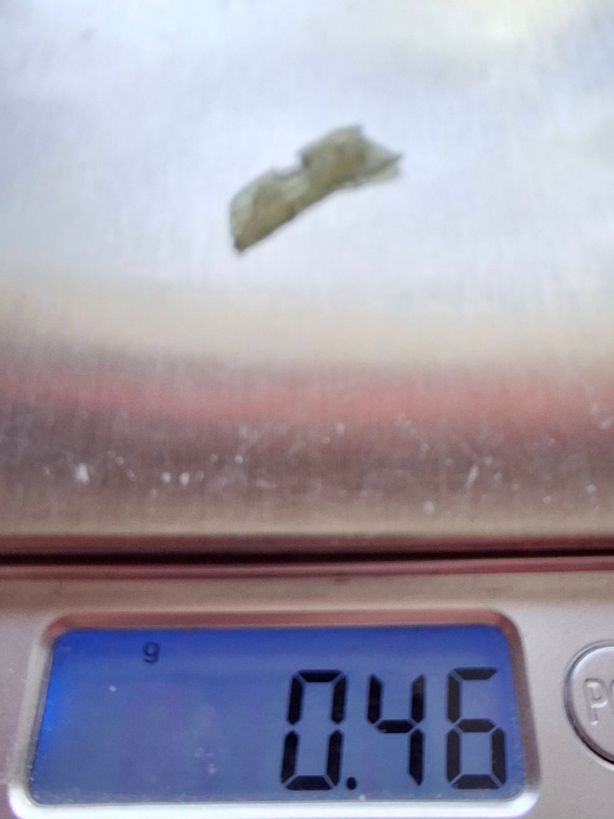 Moldavite Piece, 0.46g, Tektite (Ref: 1521)