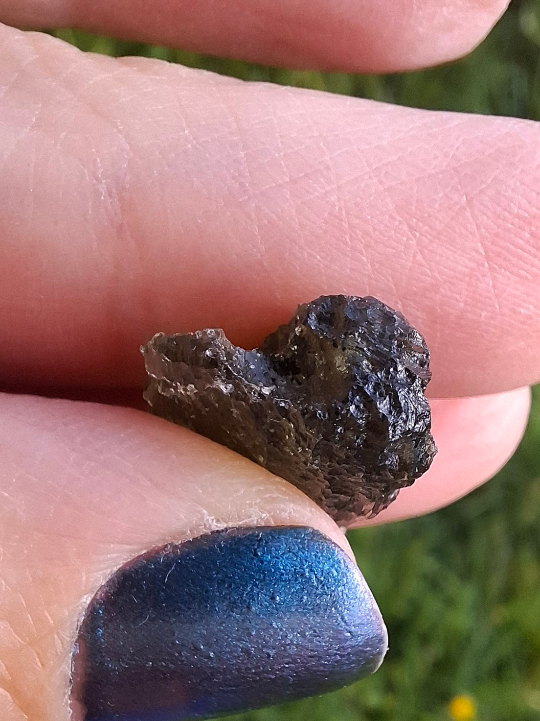 Moldavite Piece, NESMEN LES, 1.90g, Tektite (Ref: 848)