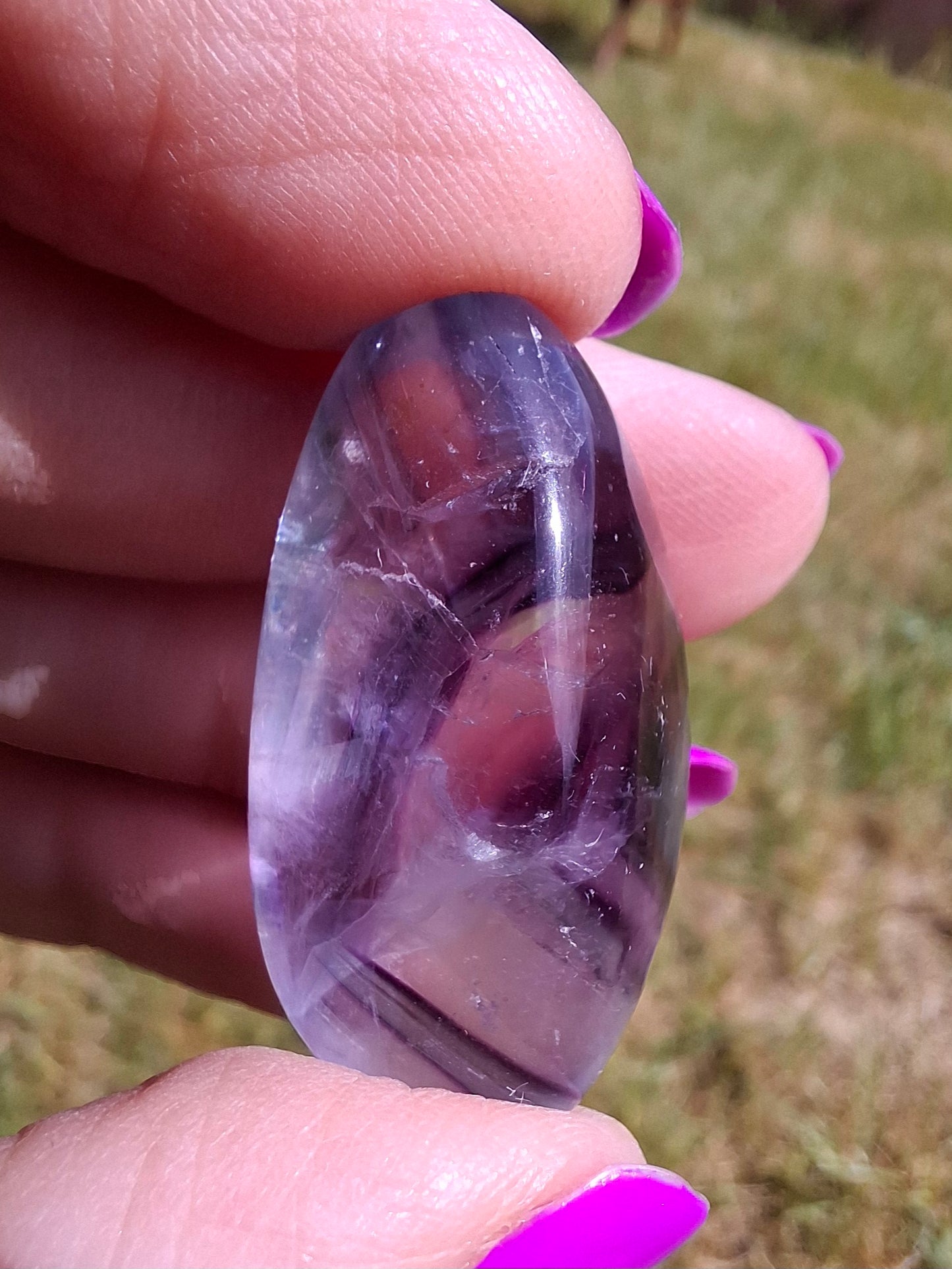 Fluorite, Tumble Stone, Crystal (Ref :T46)