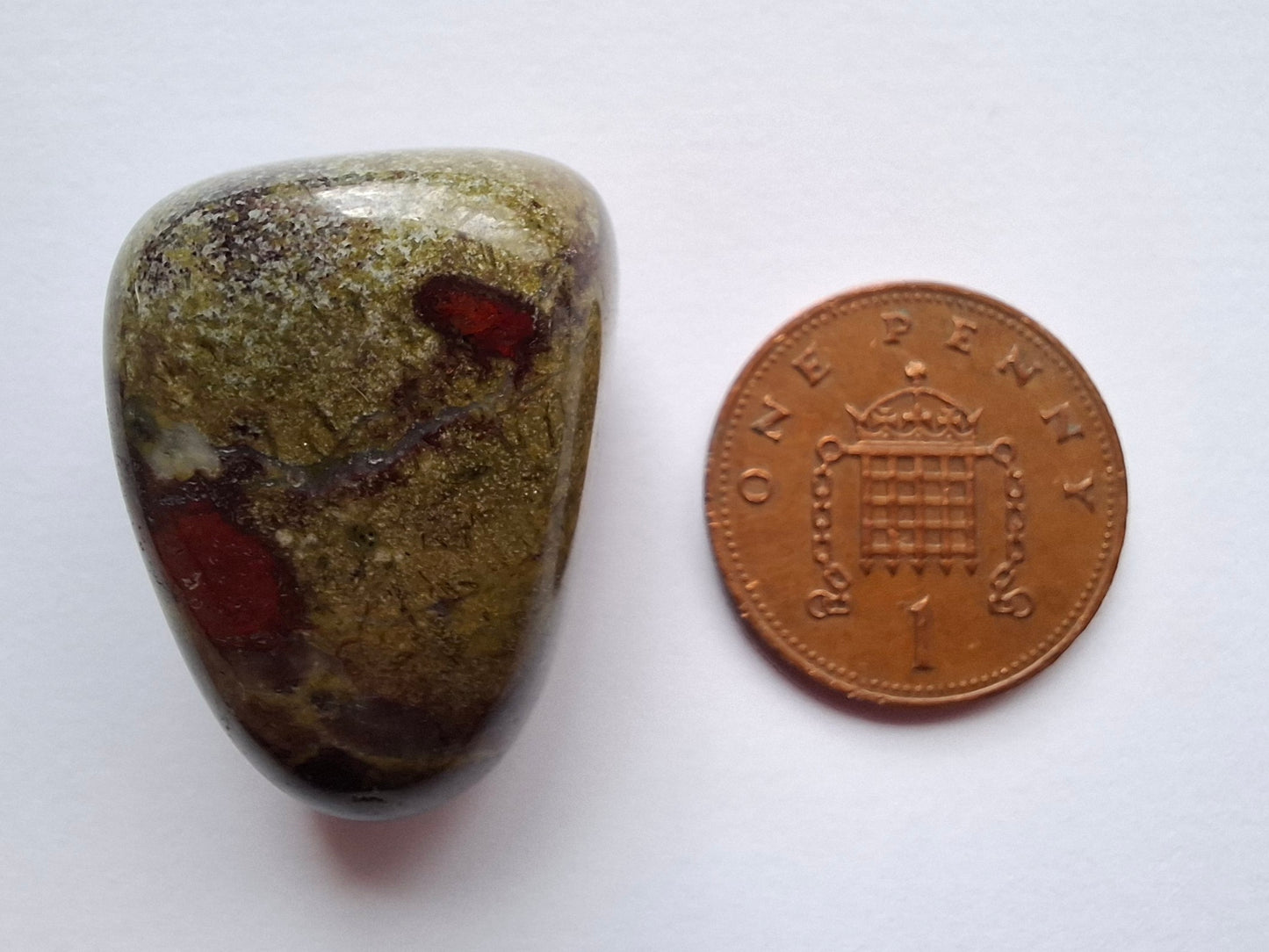 Dragons Blood Jasper, Tumble Stone, Crystal (Ref: T110)