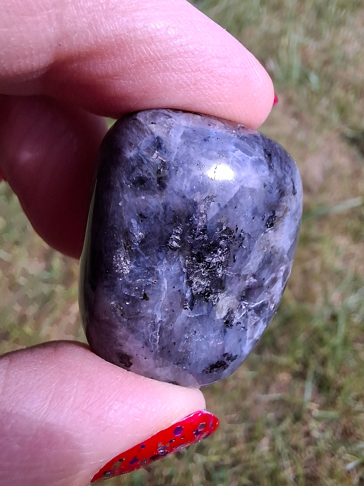 Larvikite, Tumble Stone, Crystal (Ref: T125)