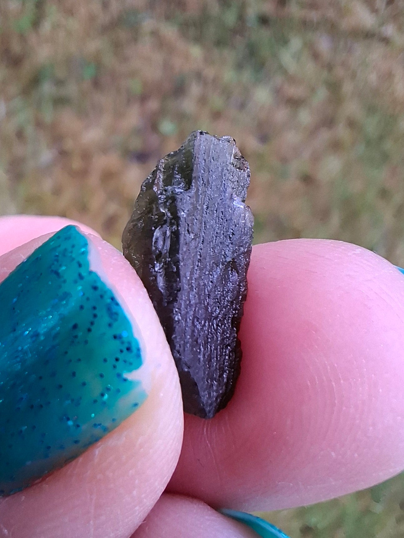 Moldavite Piece, 1.03g, Tektite (Ref: 1416)