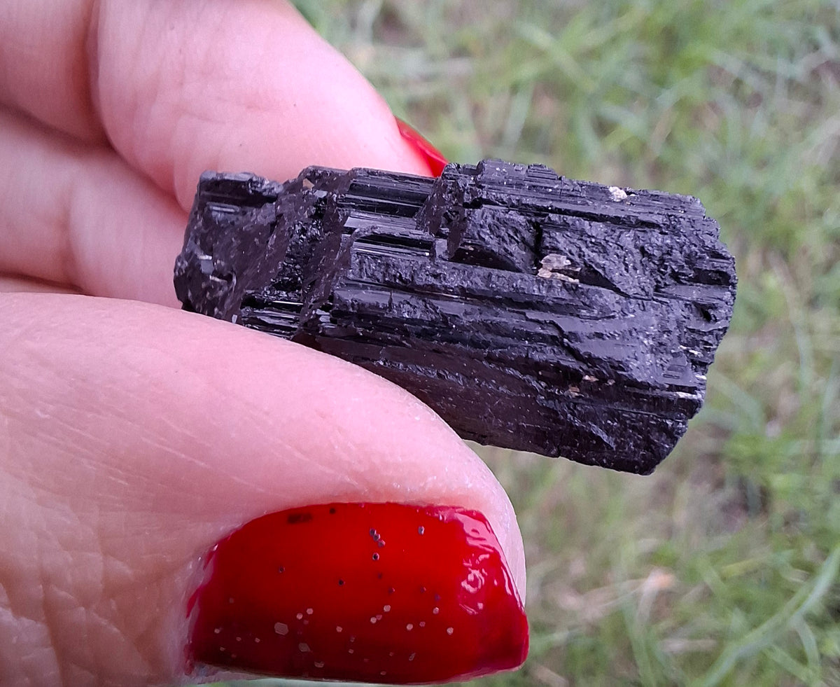 Black Tourmaline RAW, 9.43g, Crystal (Ref: RBT20)