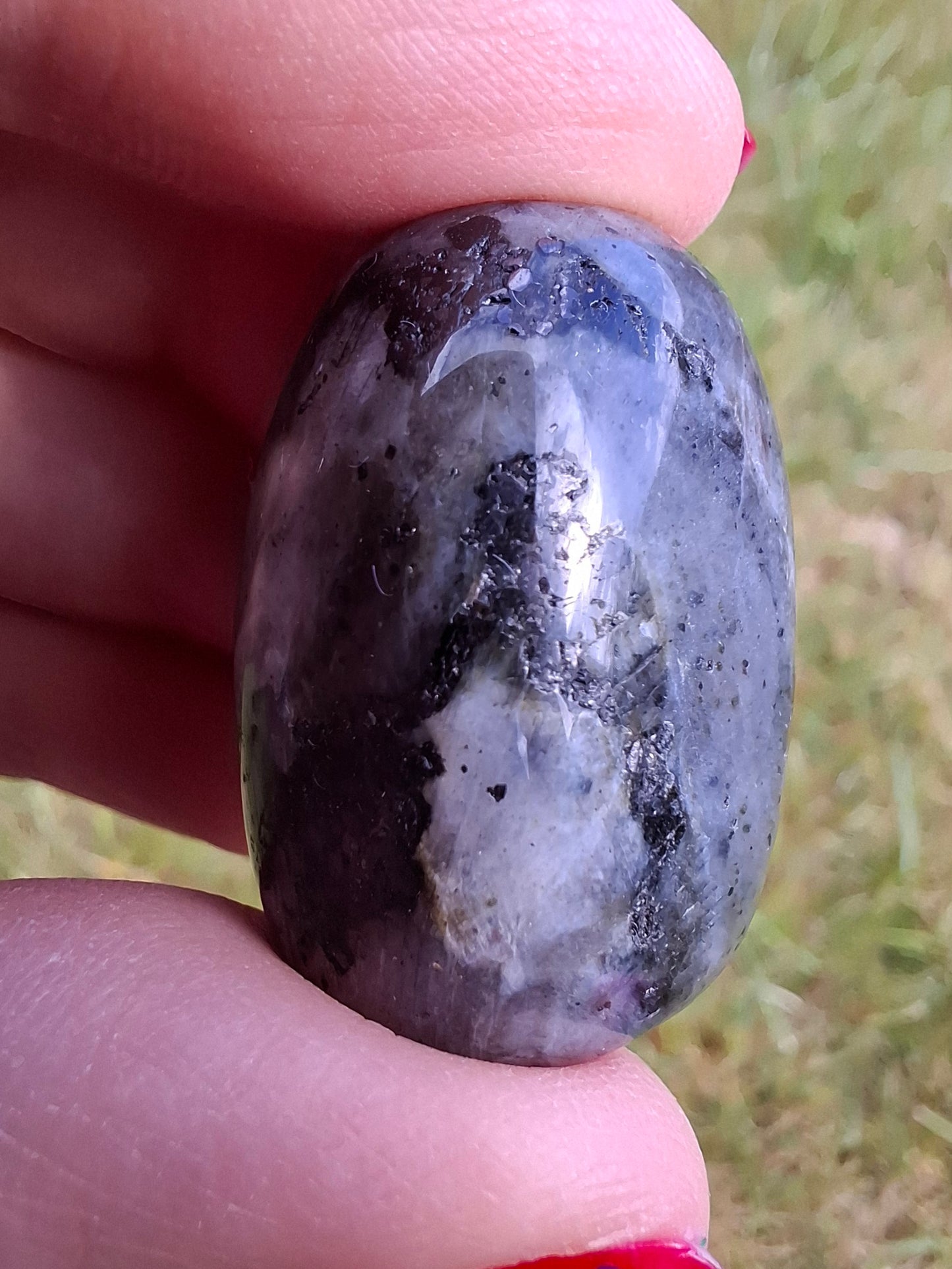 Larvikite, Tumble Stone, Crystal (Ref: T124)