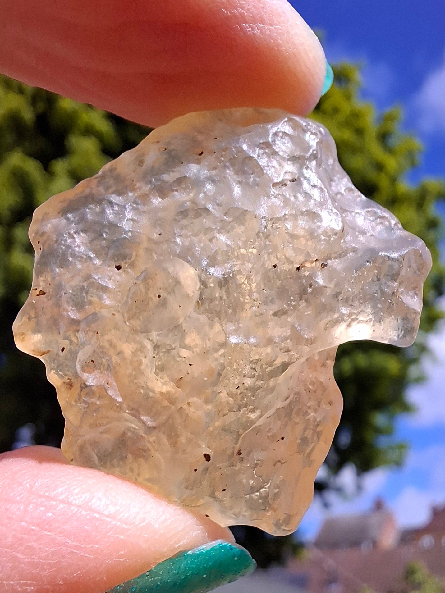 Libyan Desert Glass Piece, 10.00g, Tektite