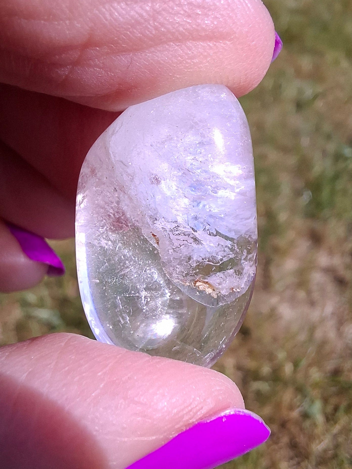 Clear Quartz, Tumble Stone, Crystal (Ref: T28)