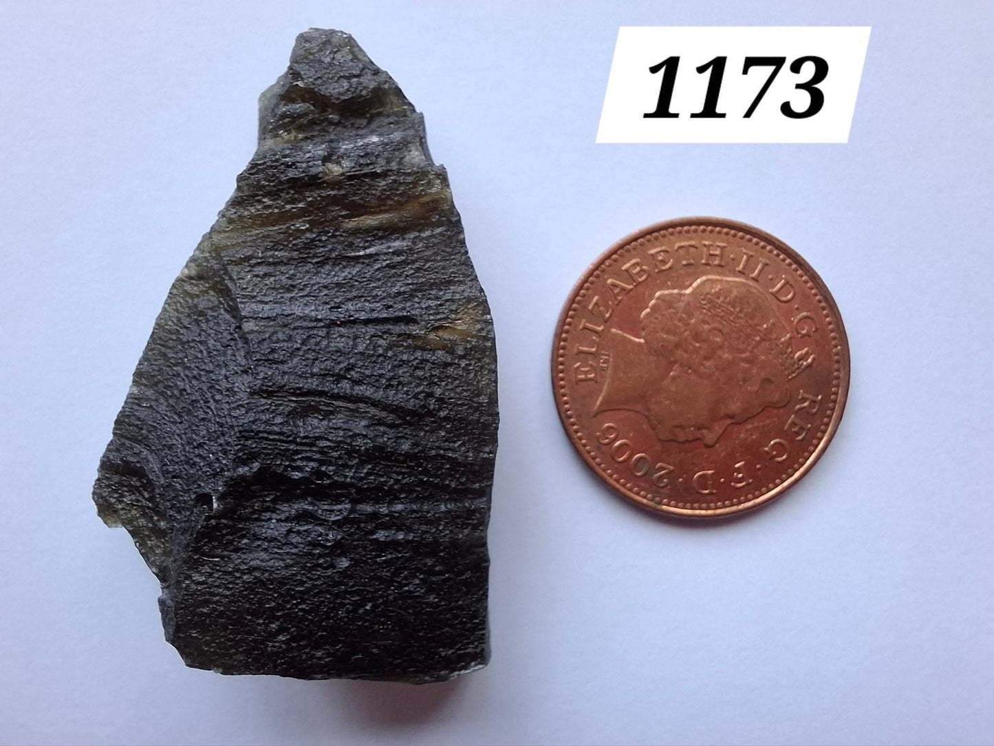 Moldavite Piece, JAKULE, 11.71g, Tektite (Ref: 1173)