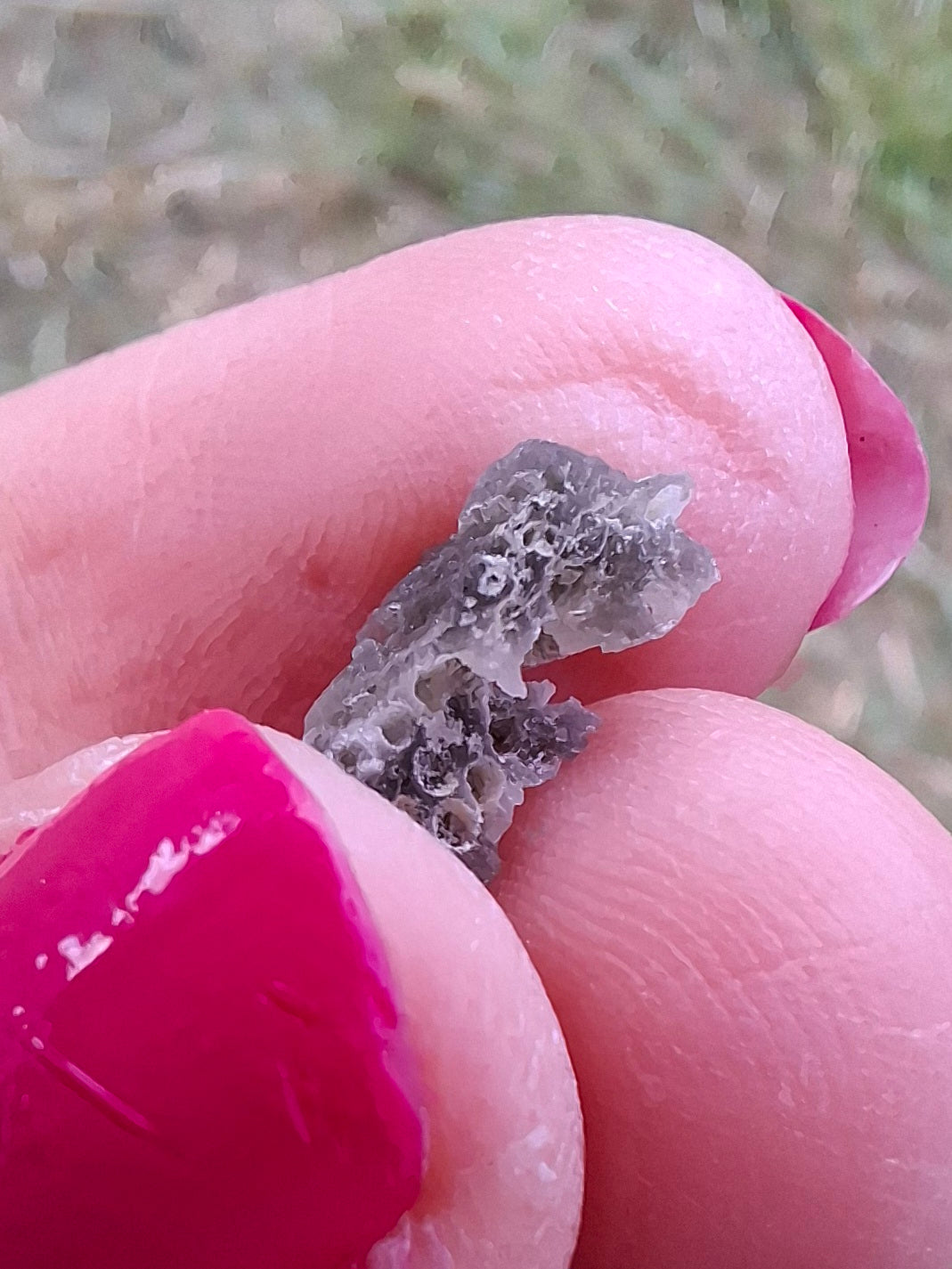 Moldavite Piece, SNOWFLAKE, FROSTED, BRUSNA, Tektite (Ref: 1495)