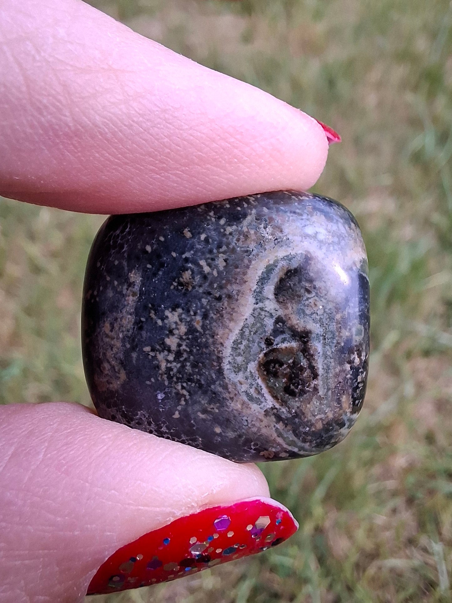 Kambaba Jasper, Tumble Stone, Crystal (Ref: T162)