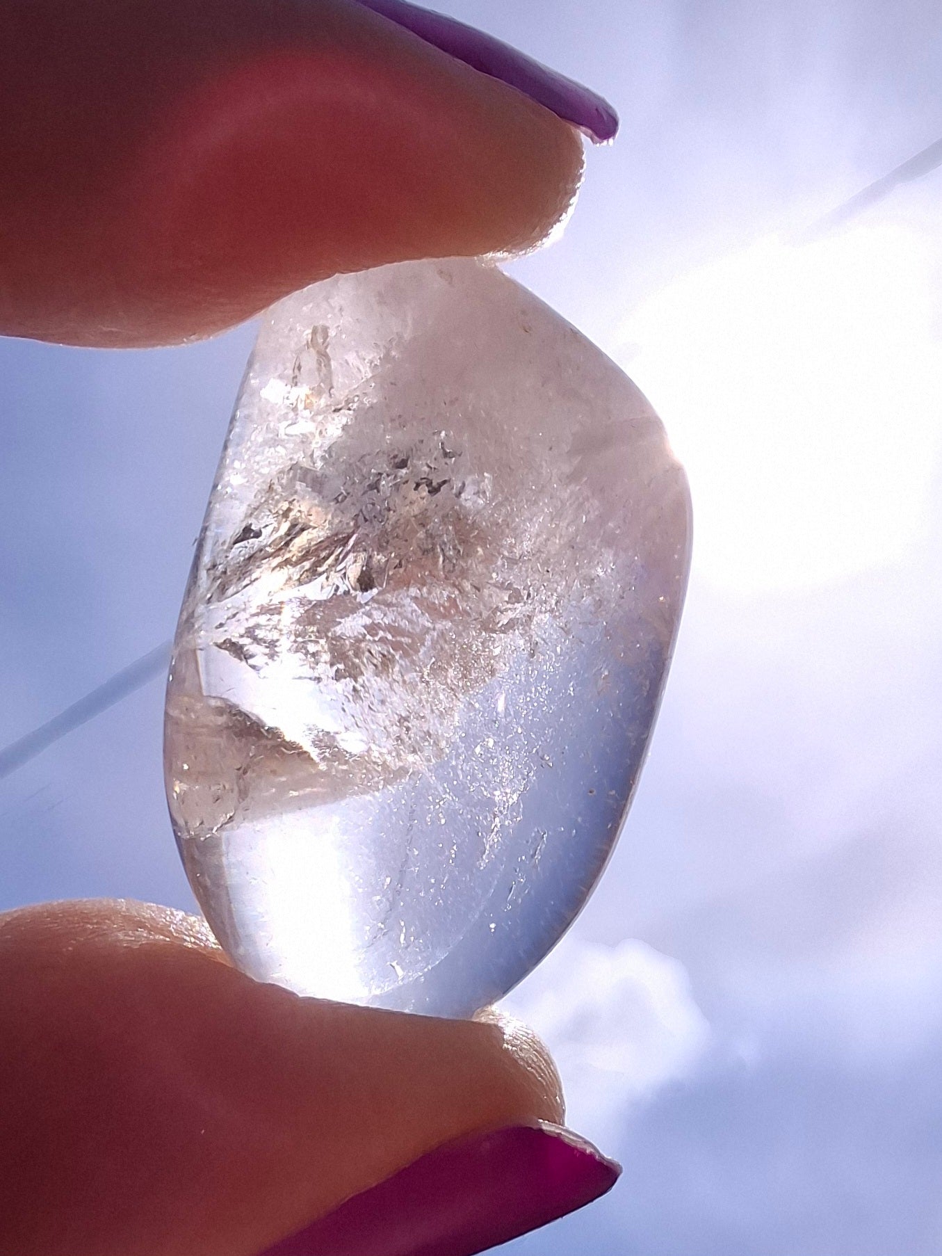 Clear Quartz, Tumble Stone, Crystal (Ref: T28)