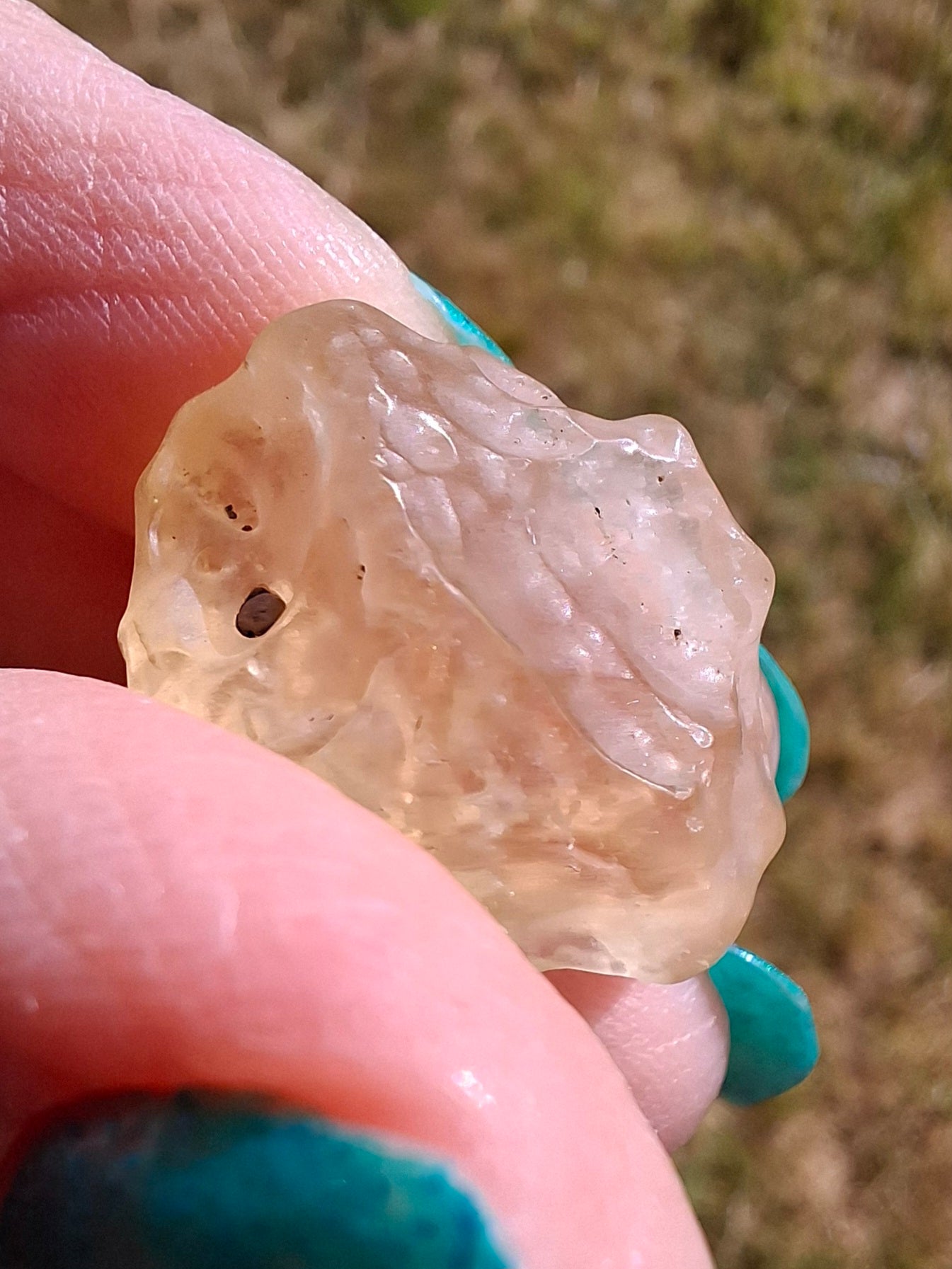 Libyan Desert Glass Piece, 5.58g, Tektite